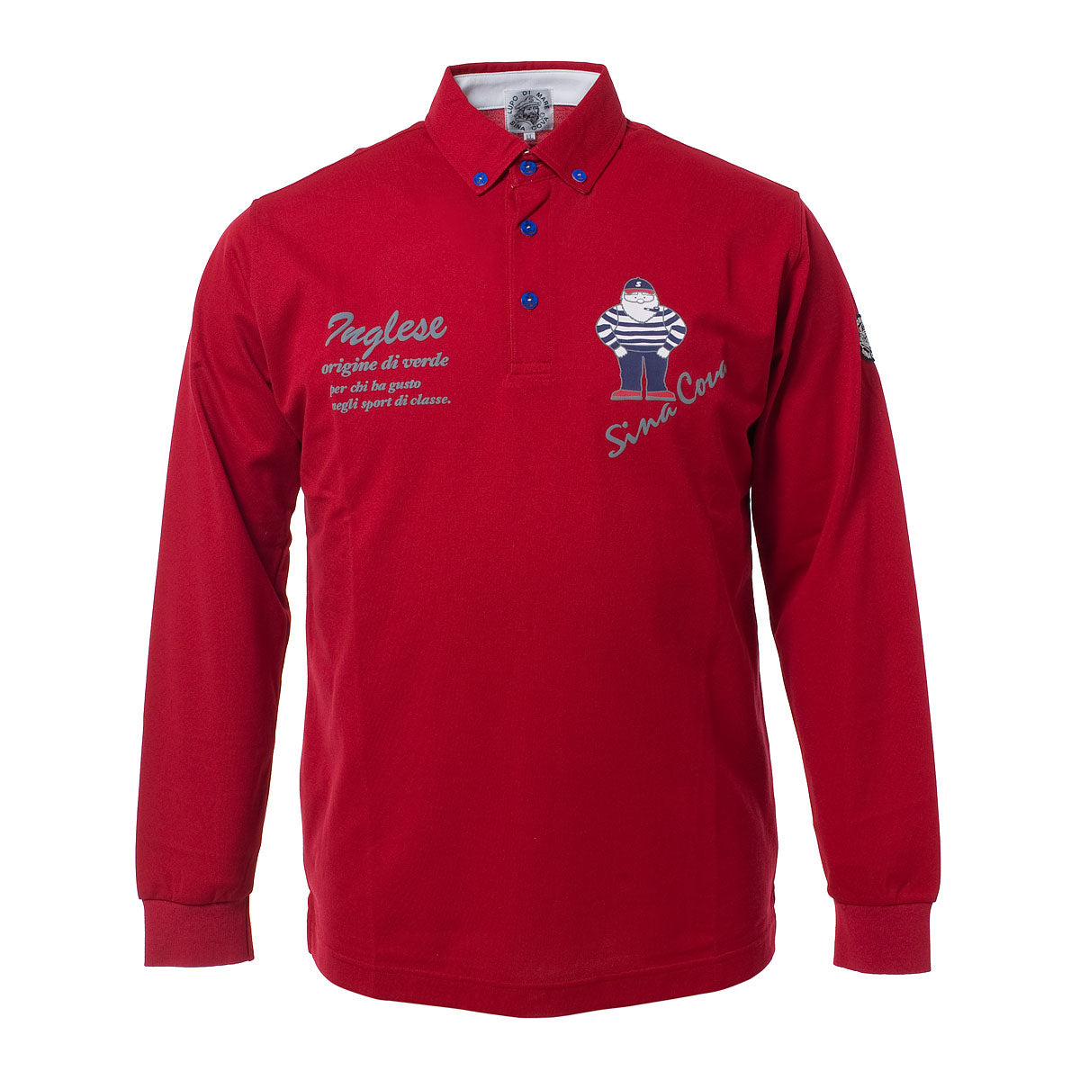 【アウトレット】長袖ボタンダウンポロシャツ 17250010