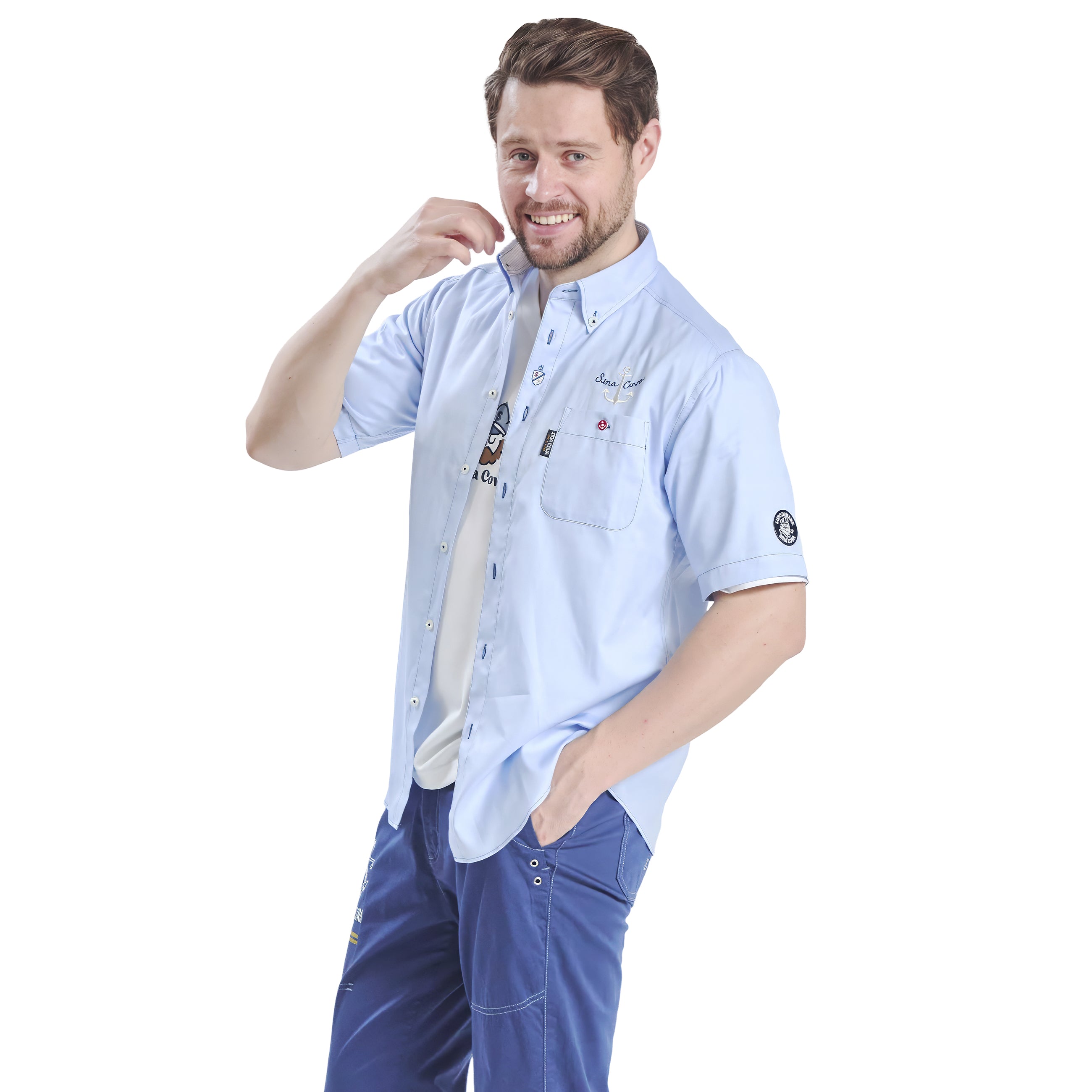V-neck Short Sleeve T-shirt 26120560
