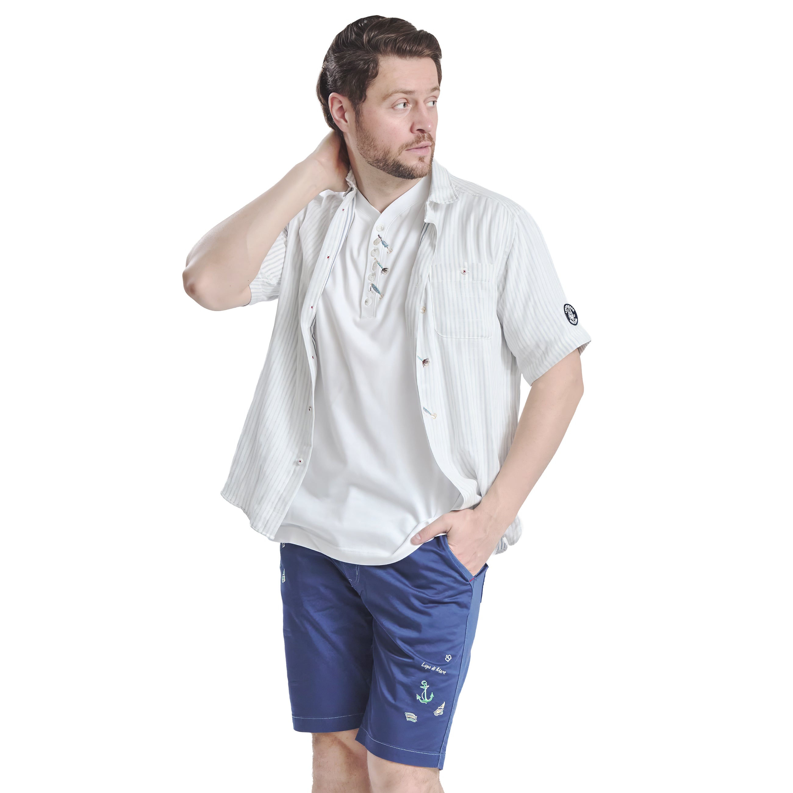 Short-sleeved regular collar shirt 26124520