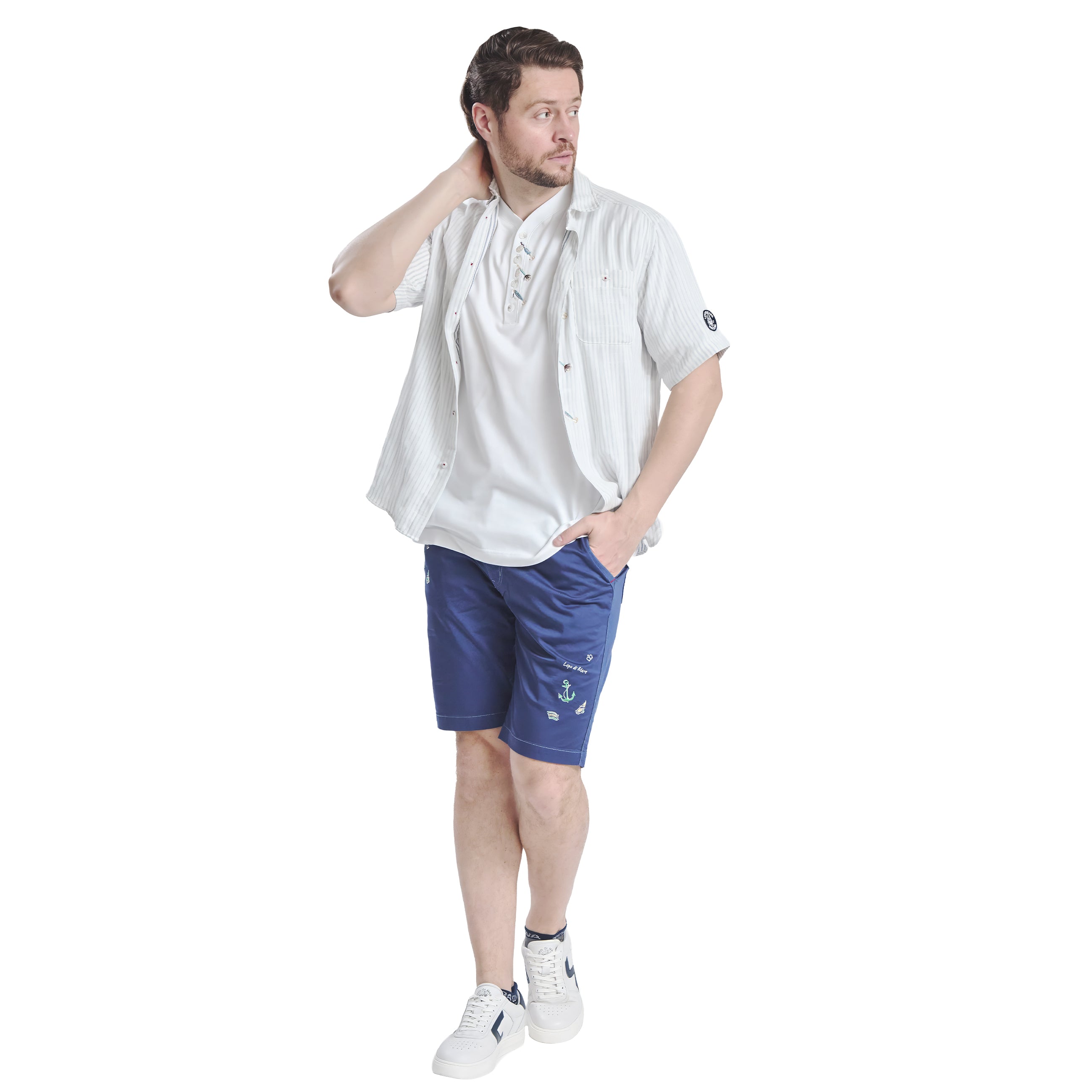 Short-sleeved regular collar shirt 26124520