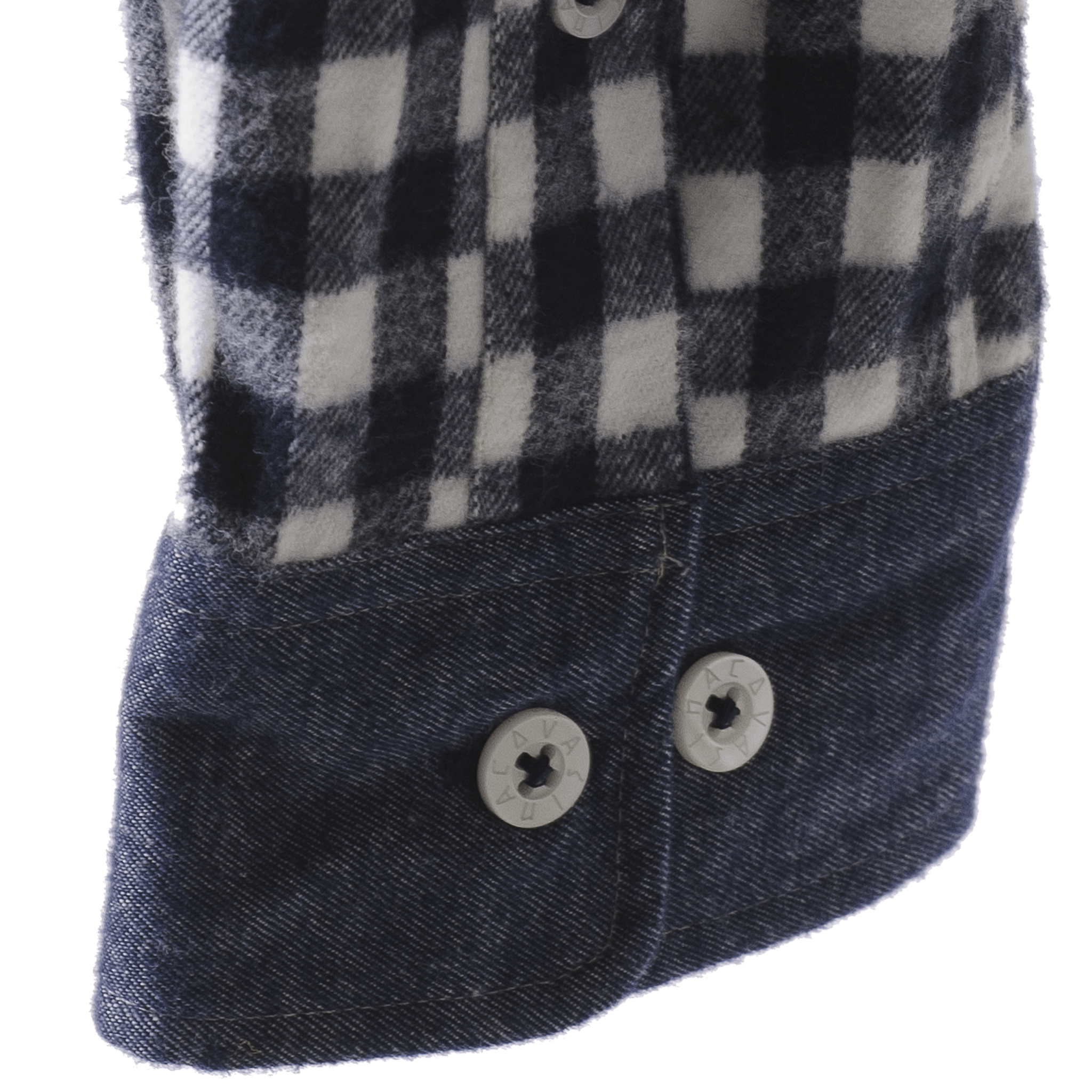 クレイジーパターンチェック柄長袖ボタンダウンシャツ 23224040