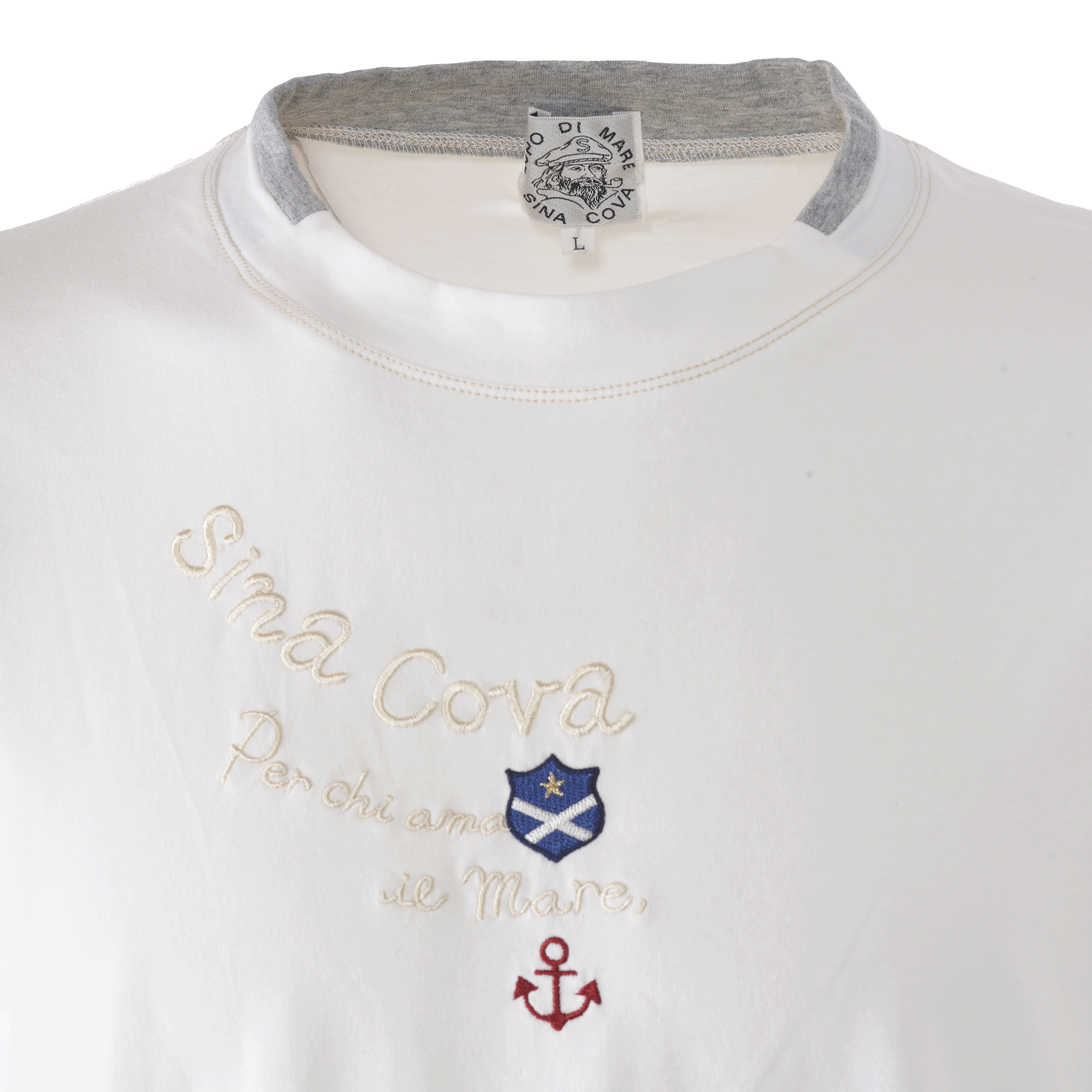 【公式】シナコバ (SINA COVA) モックネック長袖Tシャツ ユニセックス(男女兼用) 24110010