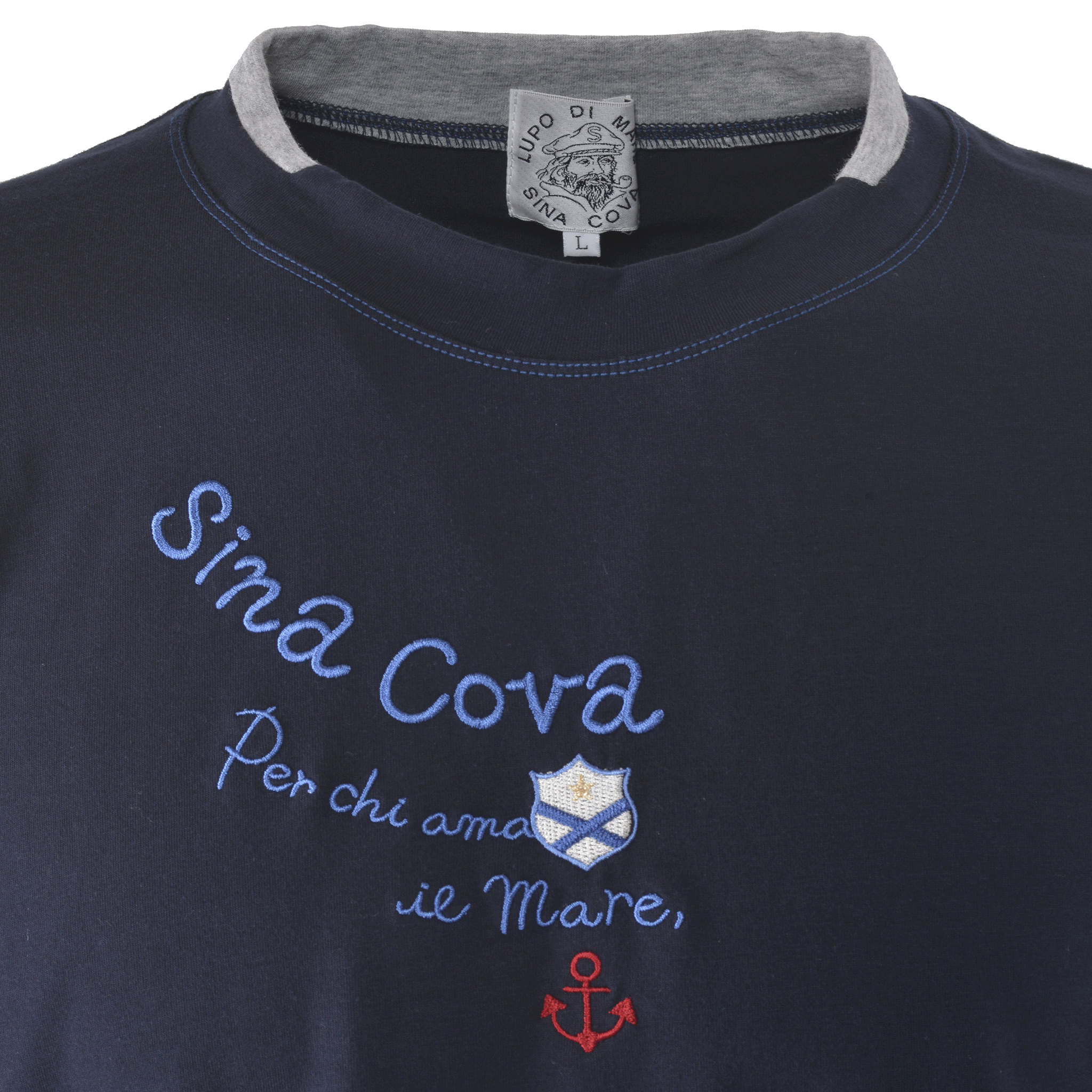 【公式】シナコバ (SINA COVA) モックネック長袖Tシャツ ユニセックス(男女兼用) 24110010