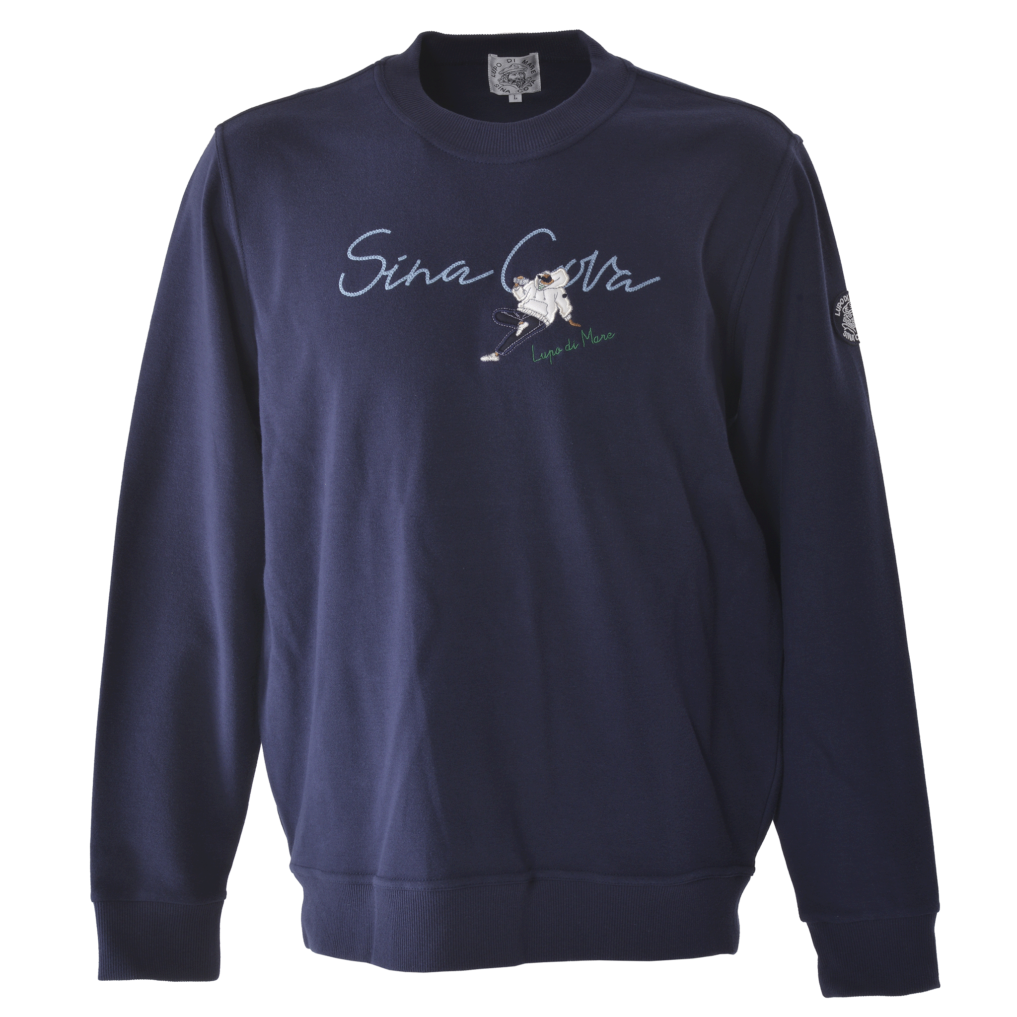 【公式】シナコバ (SINA COVA) クルーネックトレーナー 24120020 ネイビーの正面