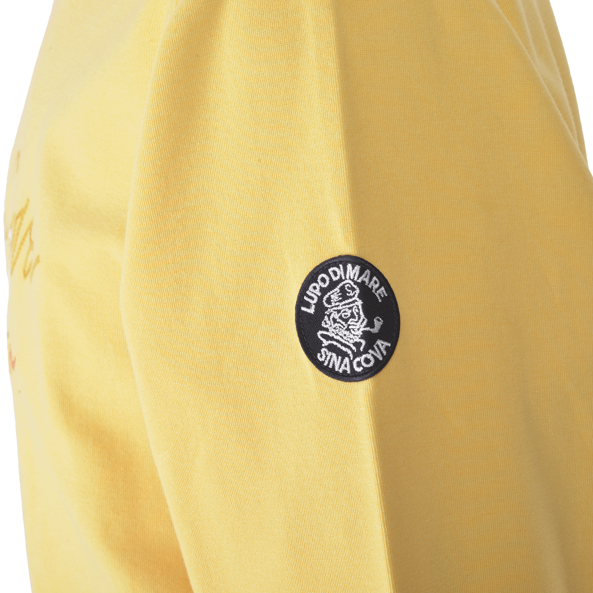 【公式】シナコバ (SINA COVA) クルーネックトレーナー 24120020 イエローの肩部分