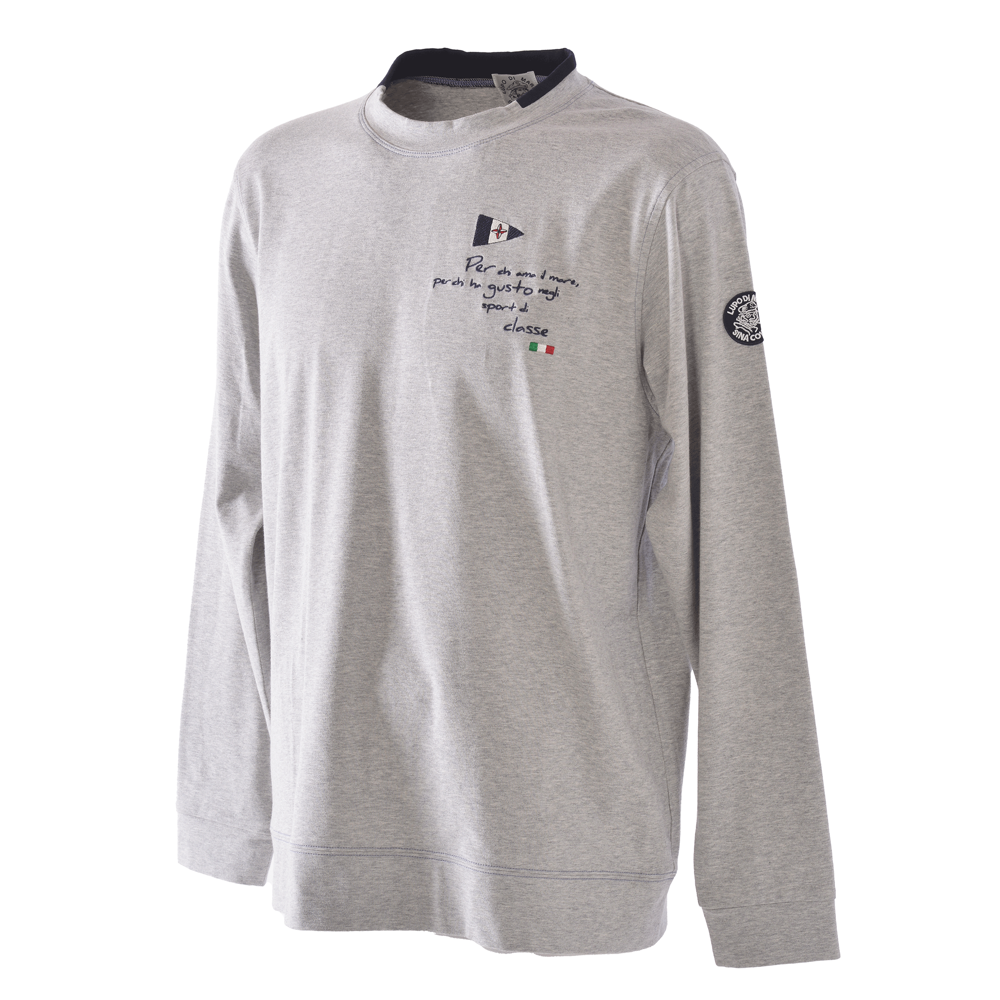 モックネック長袖Tシャツ 25110040