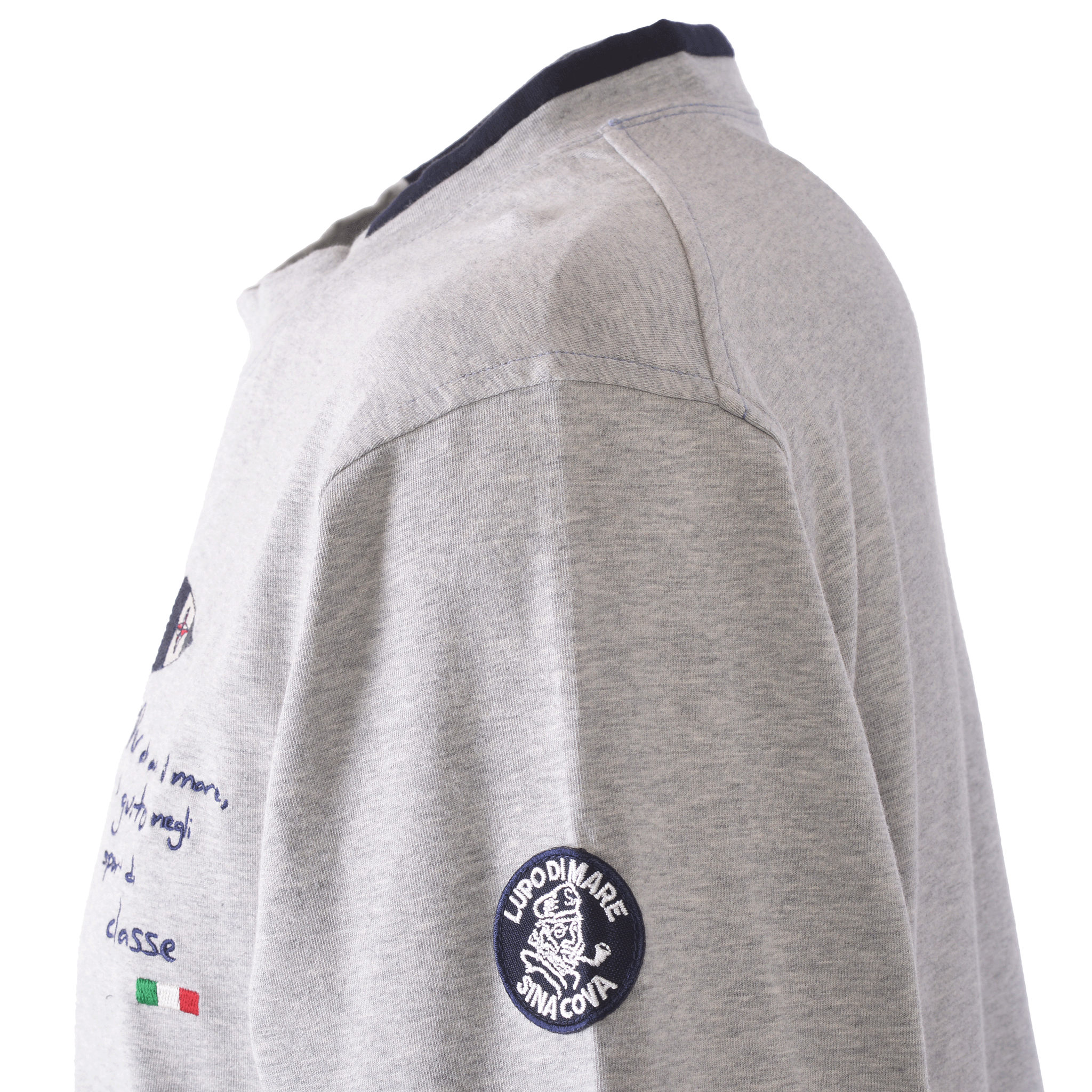 モックネック長袖Tシャツ 25110040