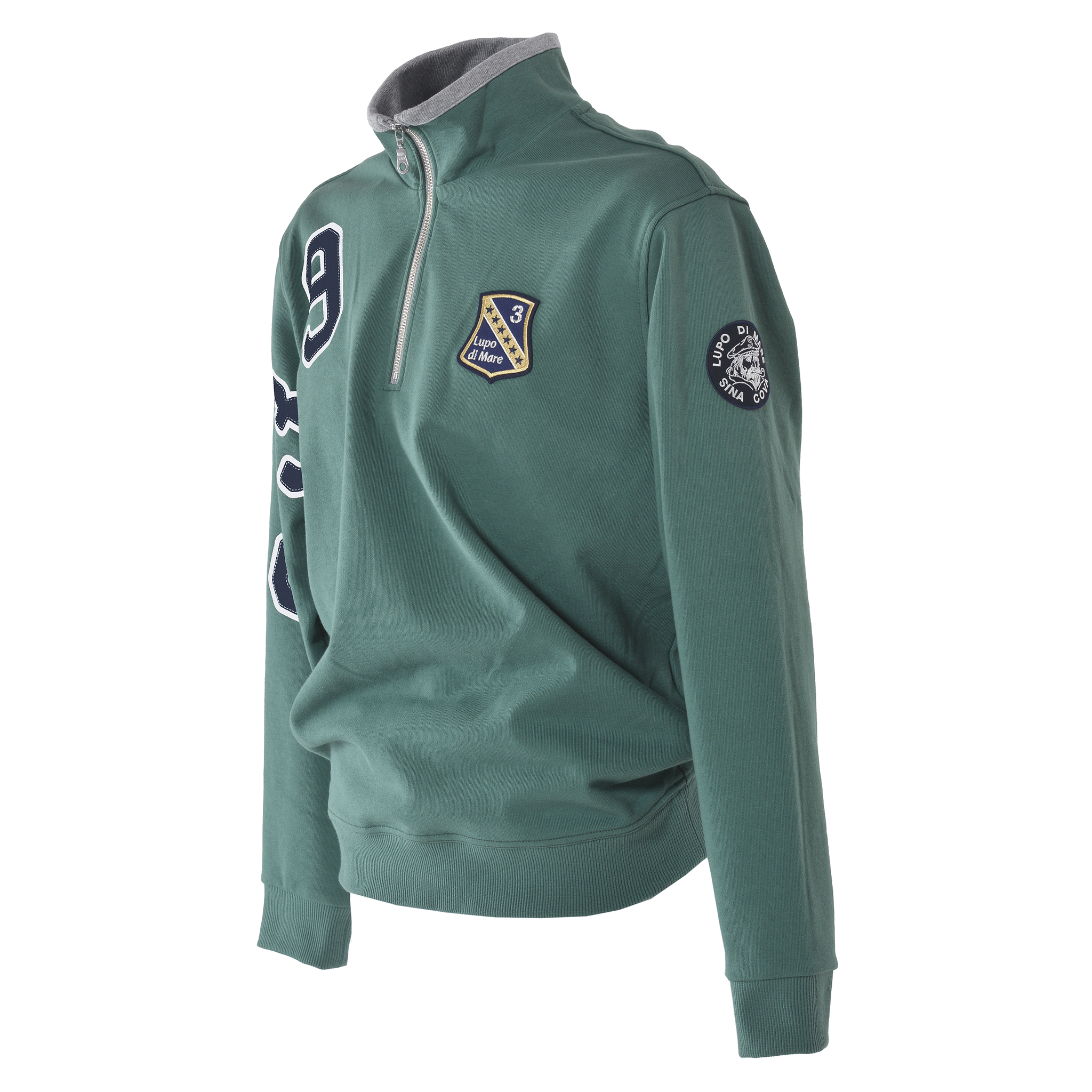 【公式】シナコバ(SINA COVA)ハーフジッププルオーバー 24210050 グリーンの参考画像