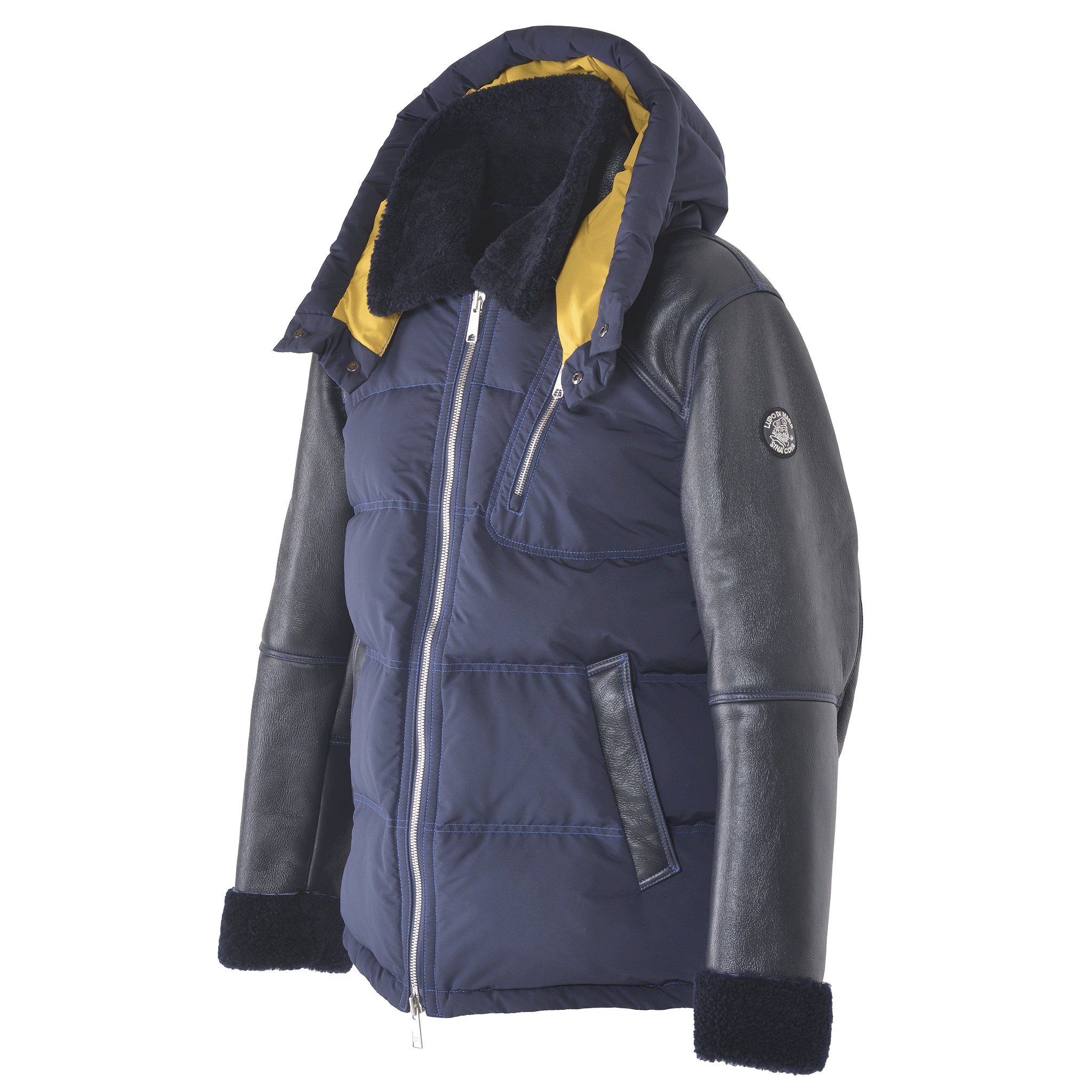 フード付きムートンレザーハーフコート(数量限定商品) 24213910