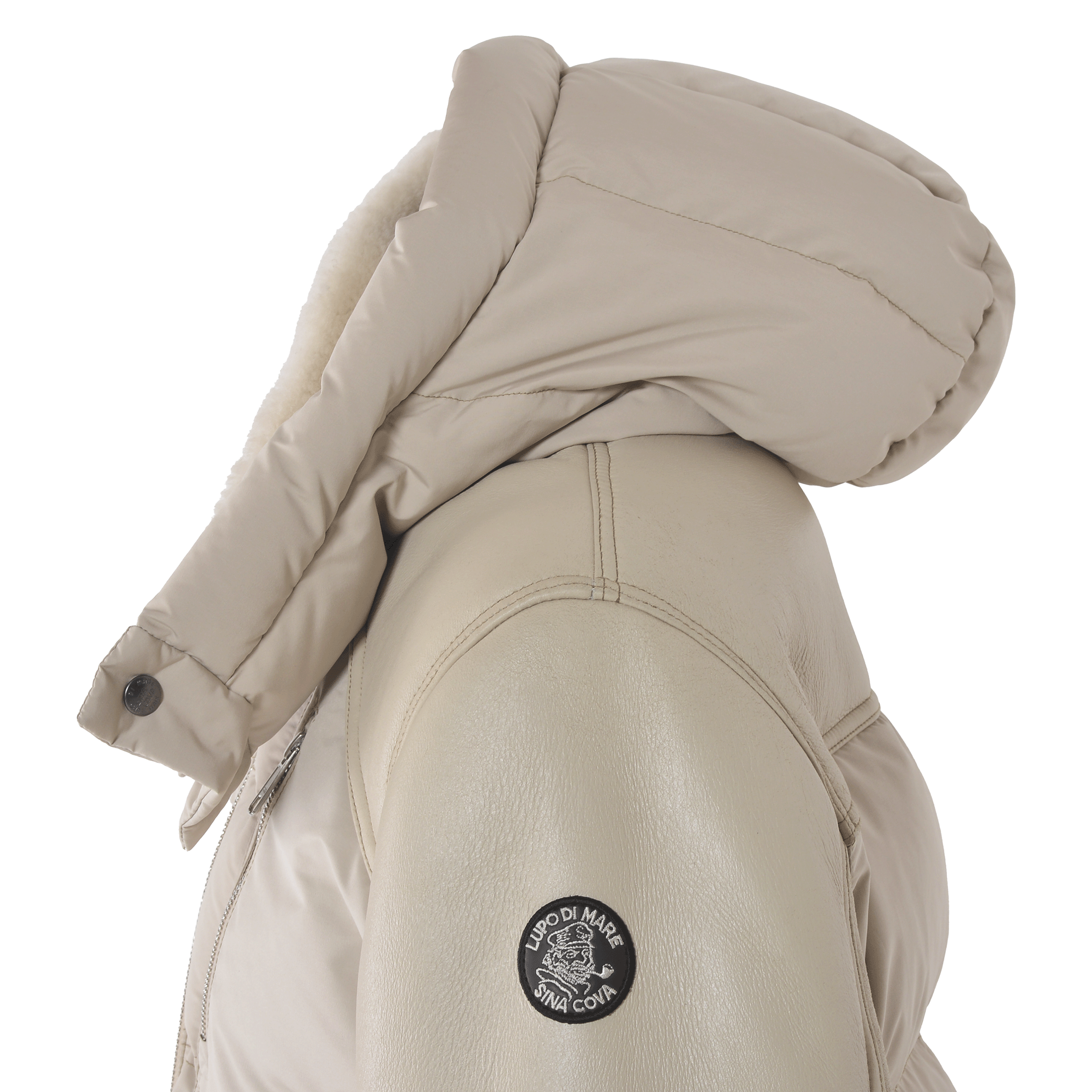 フード付きムートンレザーハーフコート(数量限定商品) 24213910