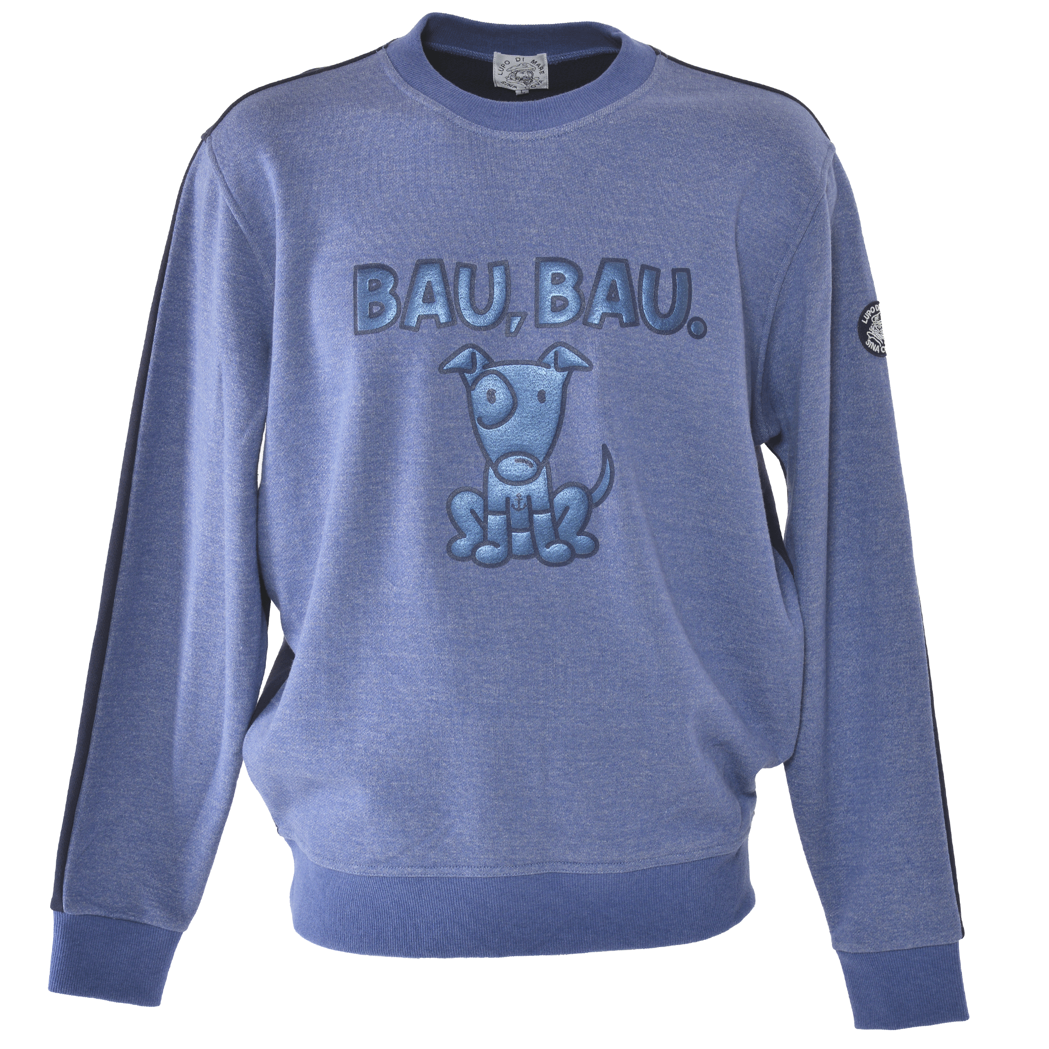 【公式】シナコバ(SINA COVA)クルーネックトレーナー 24220040 ブルーの正面