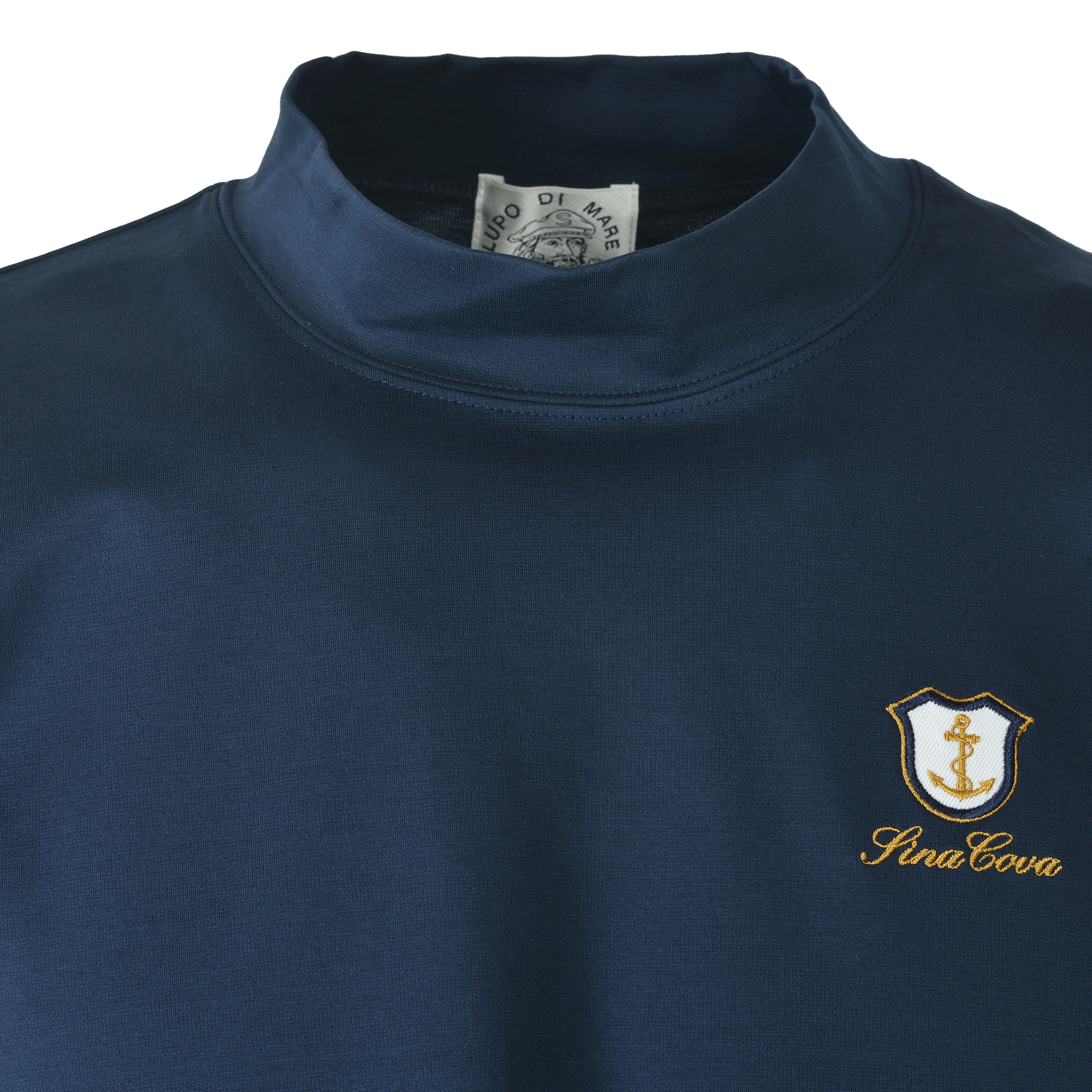 Half-sleeve mock neck T-shirt 26130510