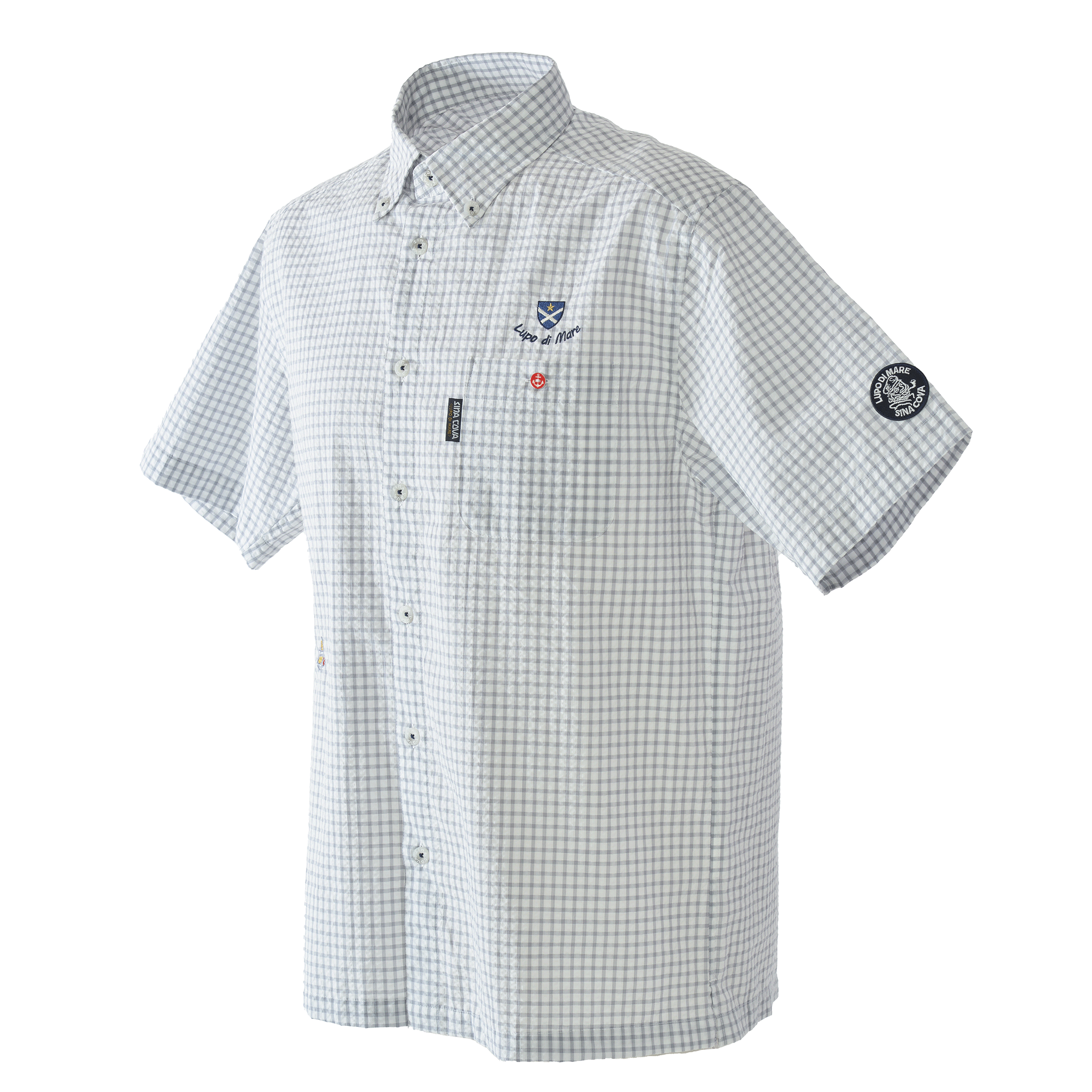 Short-sleeved button-down shirt 26114520