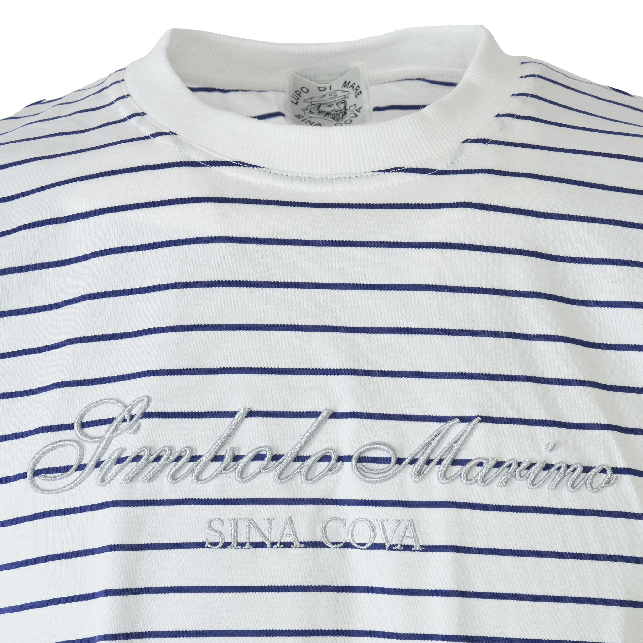 Striped drop shoulder T-shirt 26110570