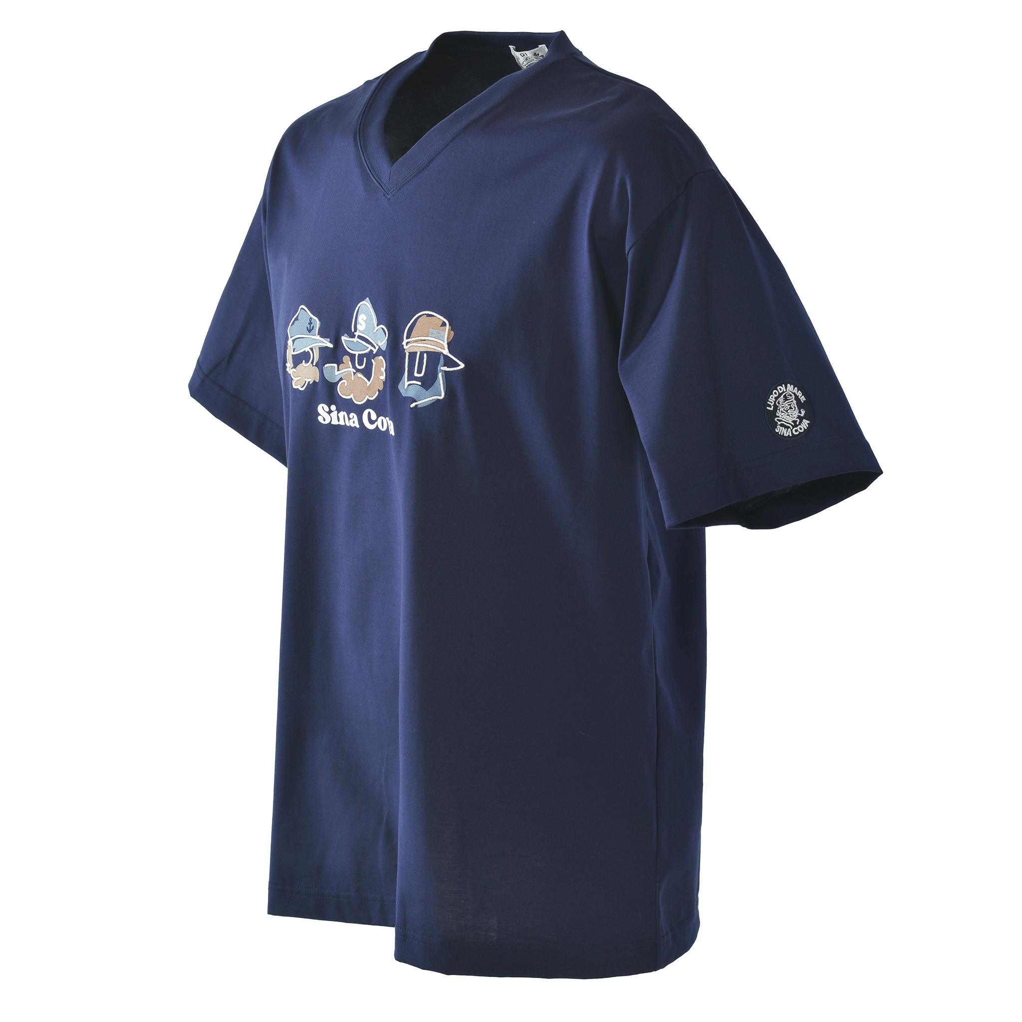 King Size V-Neck Short Sleeve T-Shirt 26120566