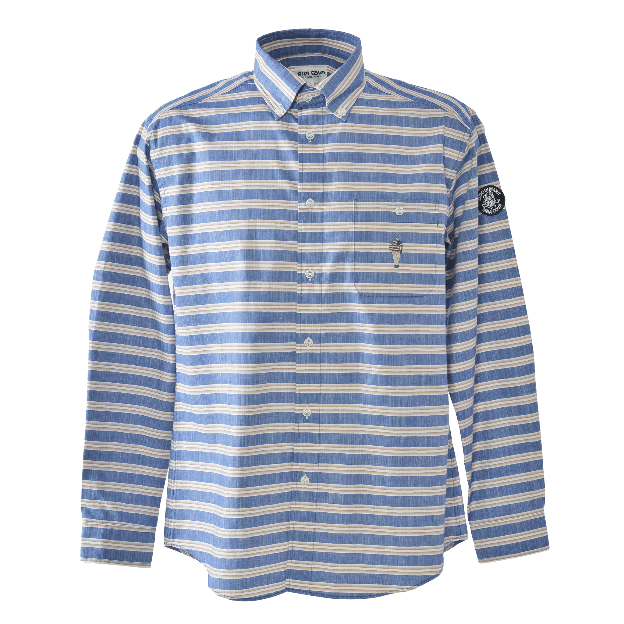 King Size Long Sleeve Button-Down Shirt 26124026