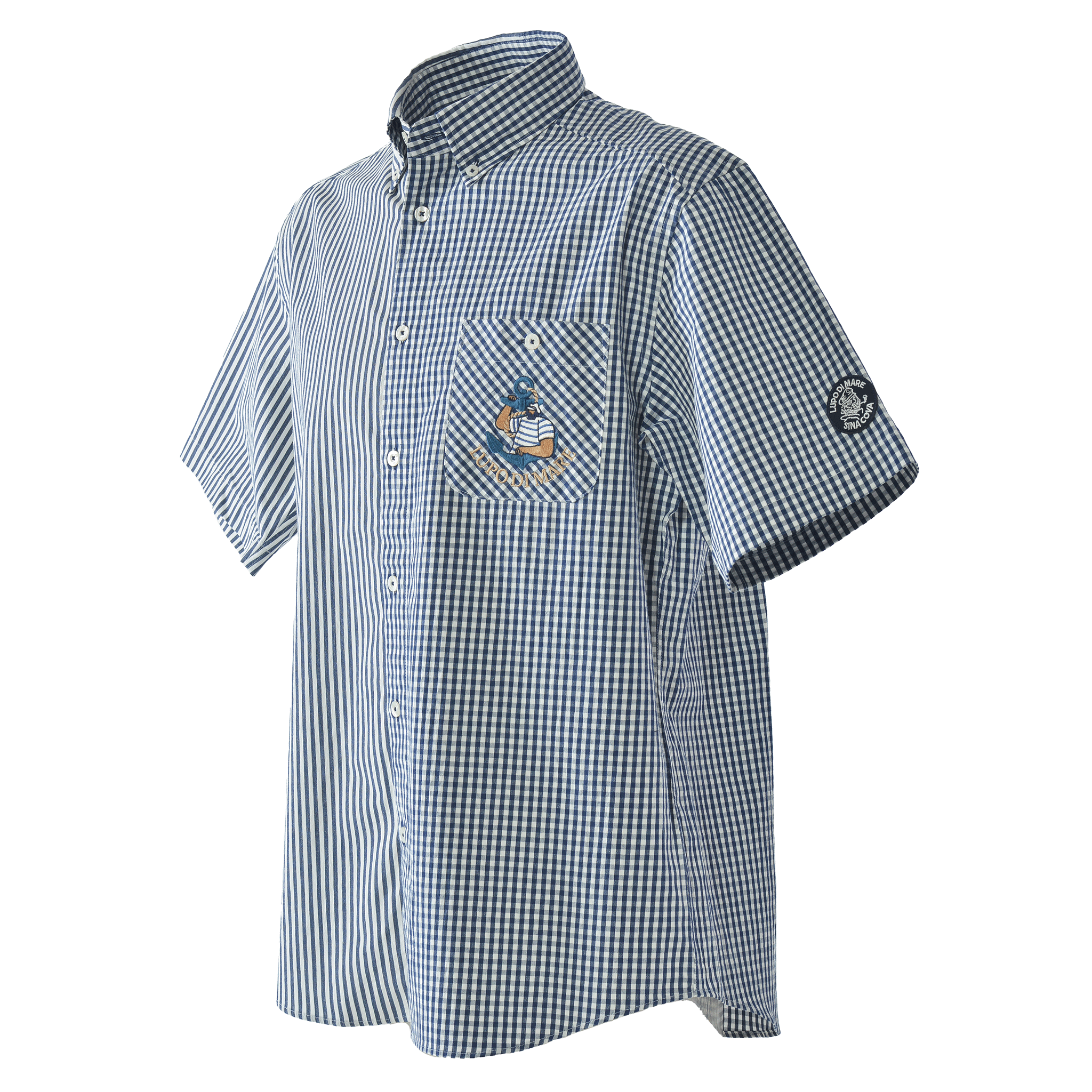 Short-sleeved button-down shirt 26124510