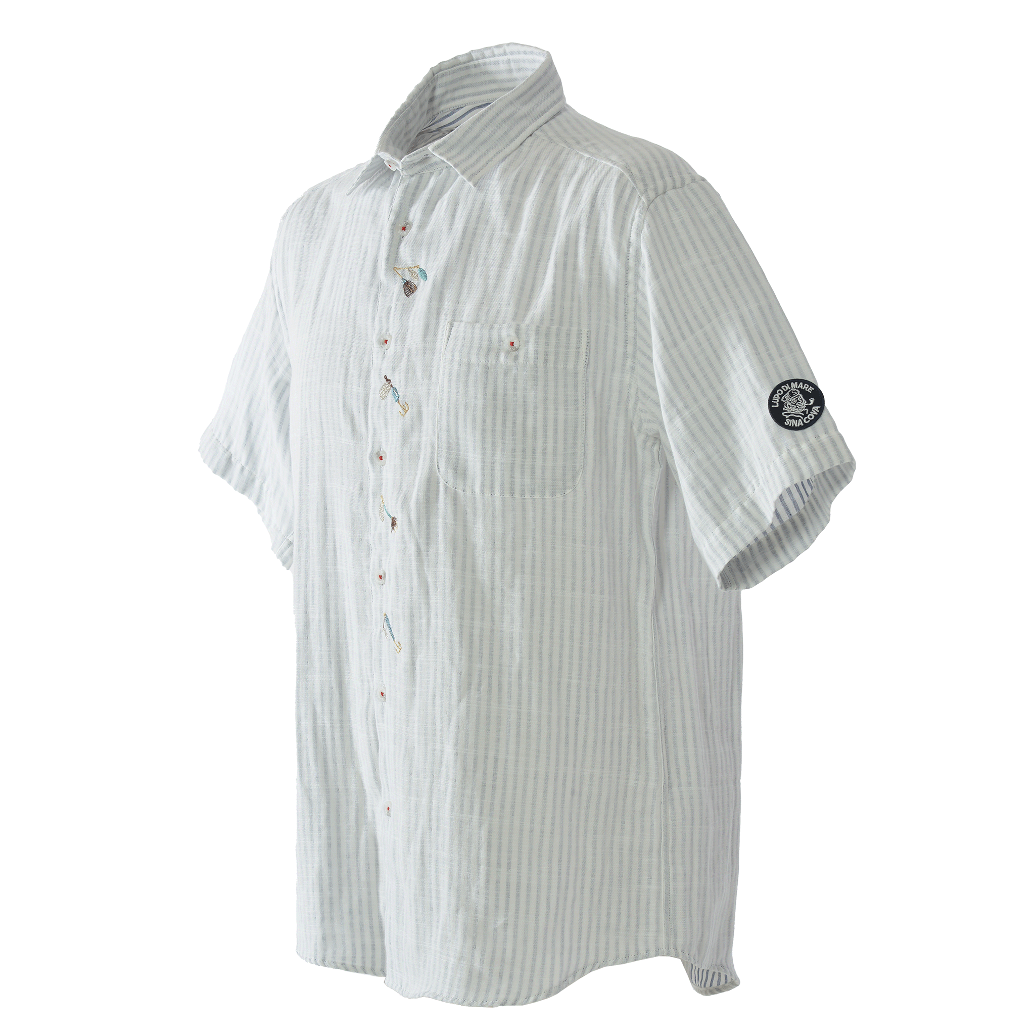 Short-sleeved regular collar shirt 26124520
