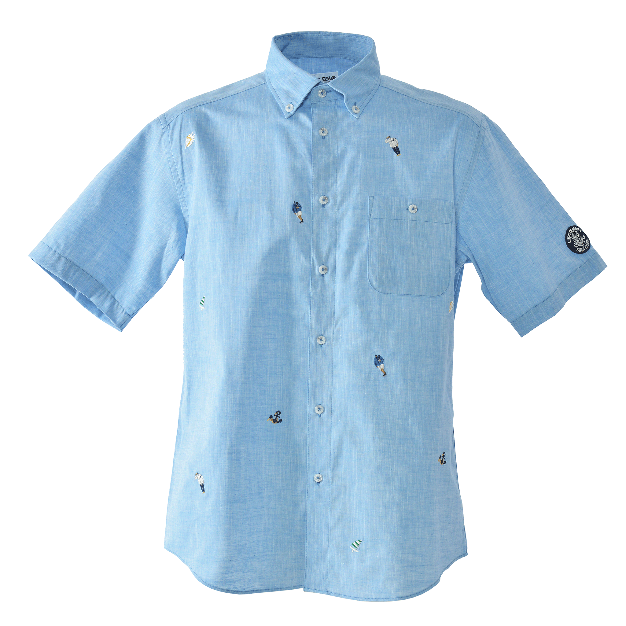 King Size Short Sleeve Button-Down Shirt 26124556