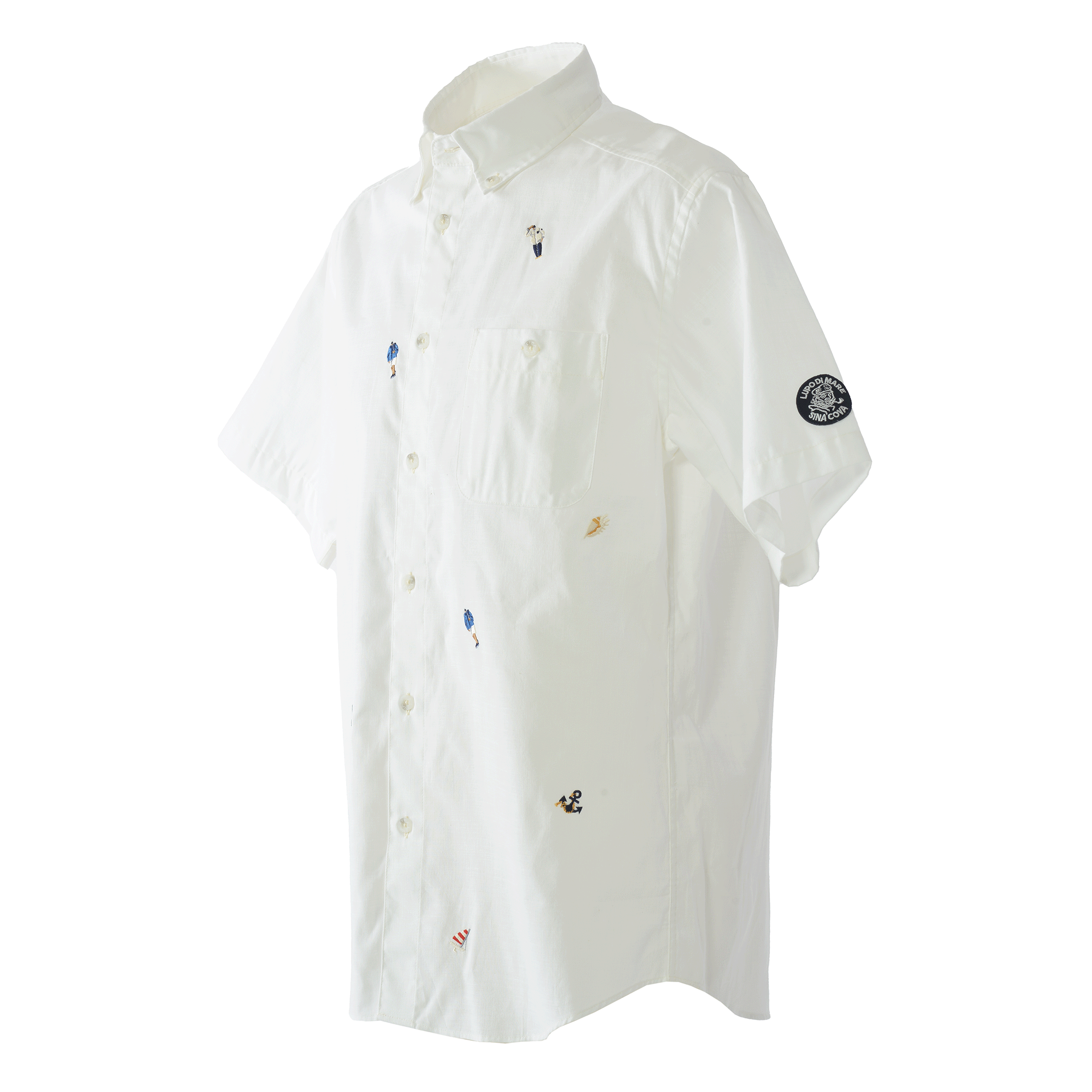 Short-sleeved button-down shirt 26124550