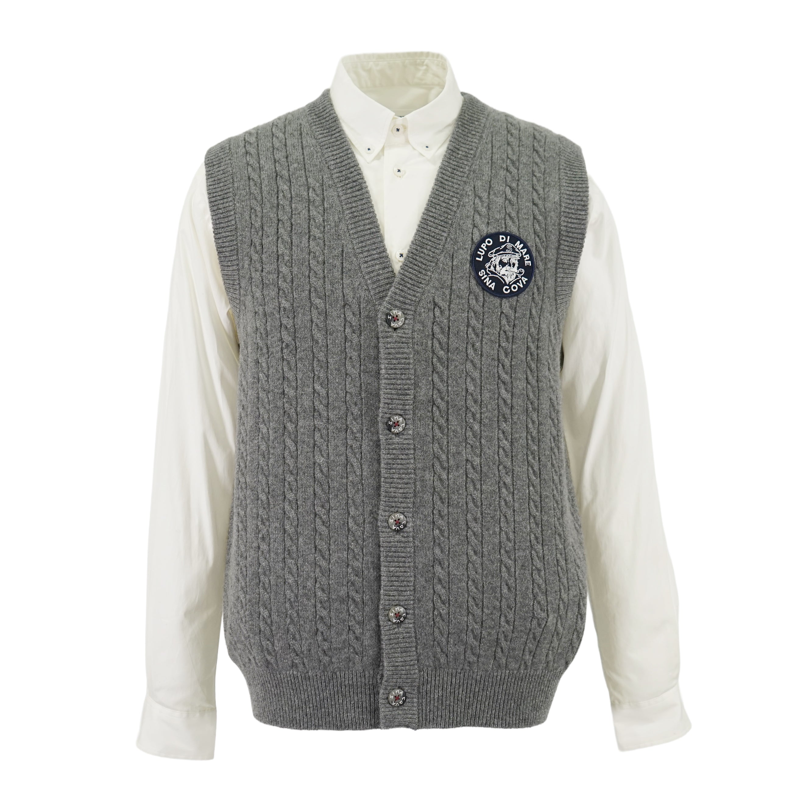 カシミヤ100% ニットベスト 25222528