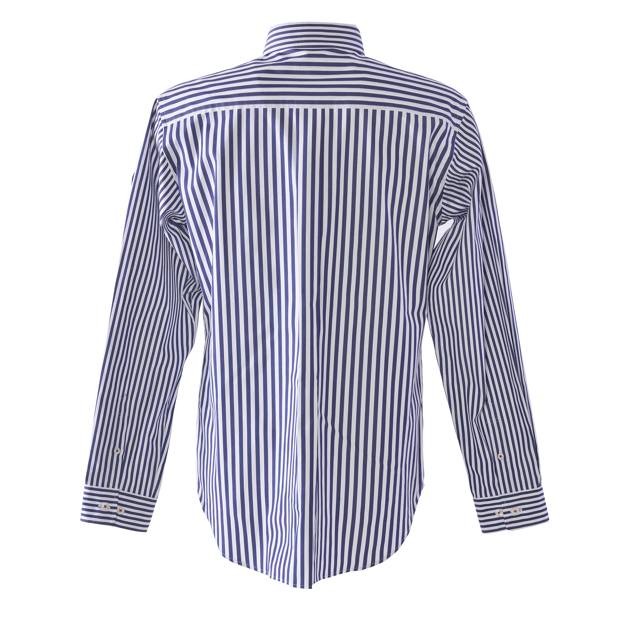 Striped long-sleeved regular collar shirt 25234010