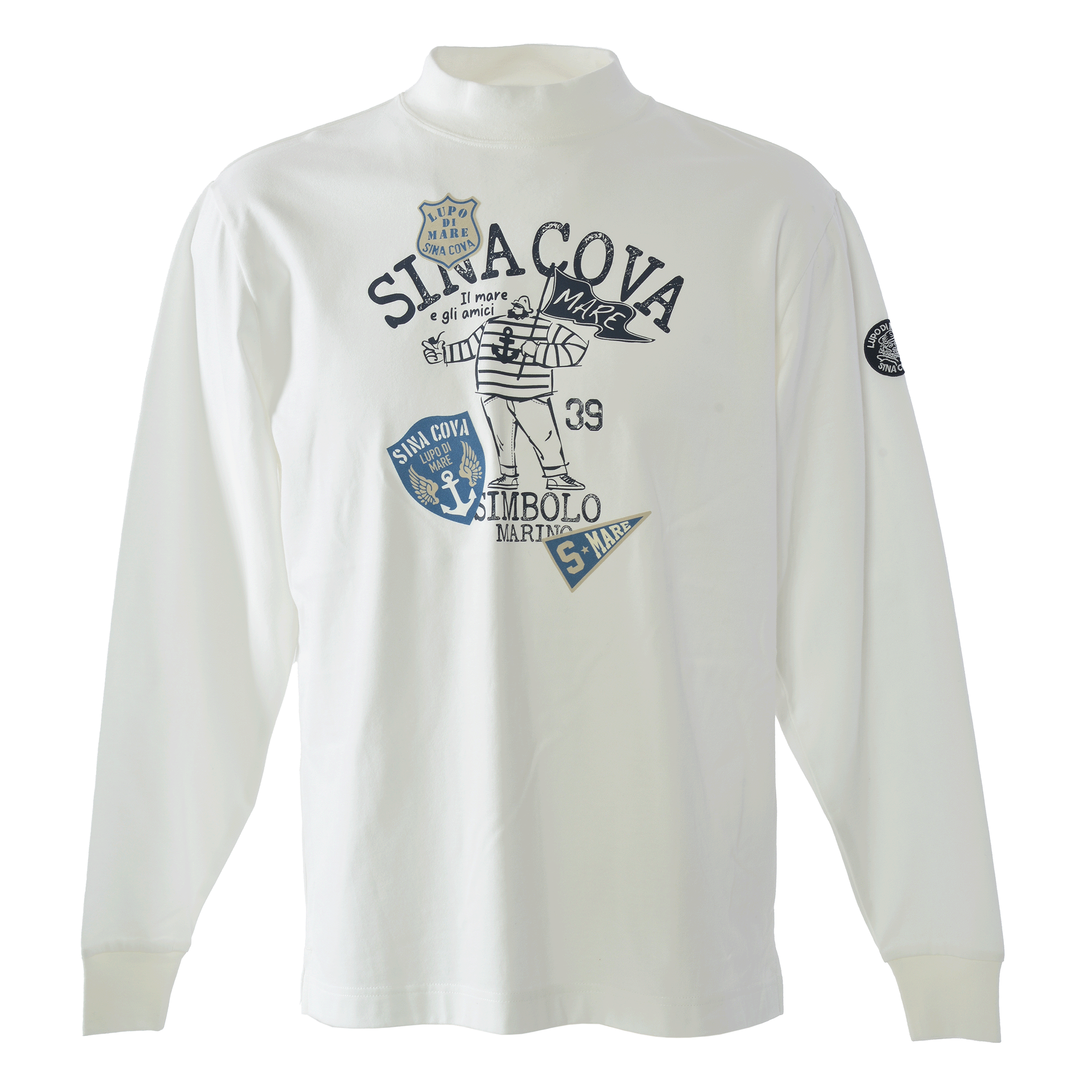 High-neck T-shirt 26220020