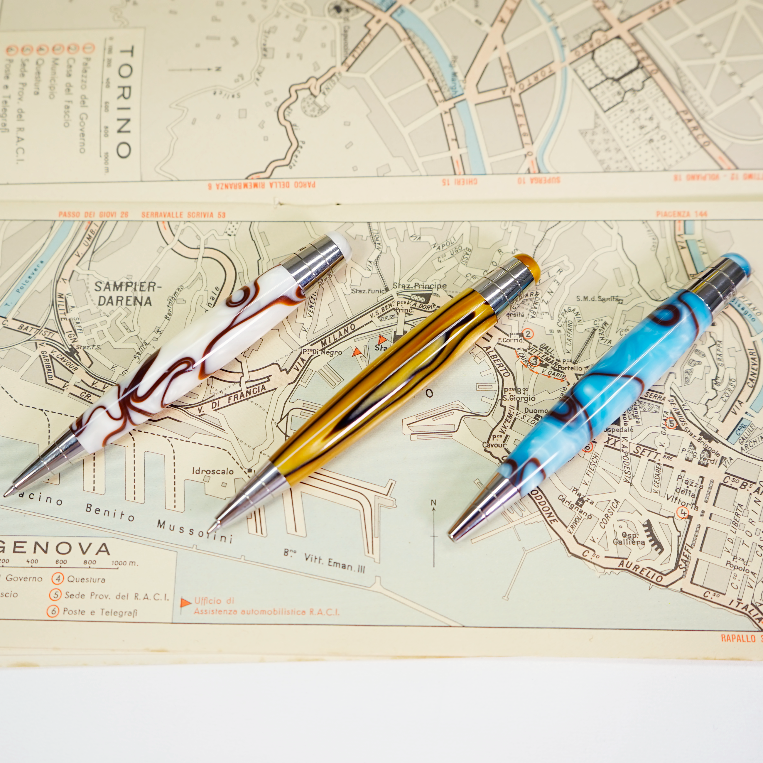 【SIGNUM ノーバミニ】 ボールペン マーブル(キアーロ 青)57002280