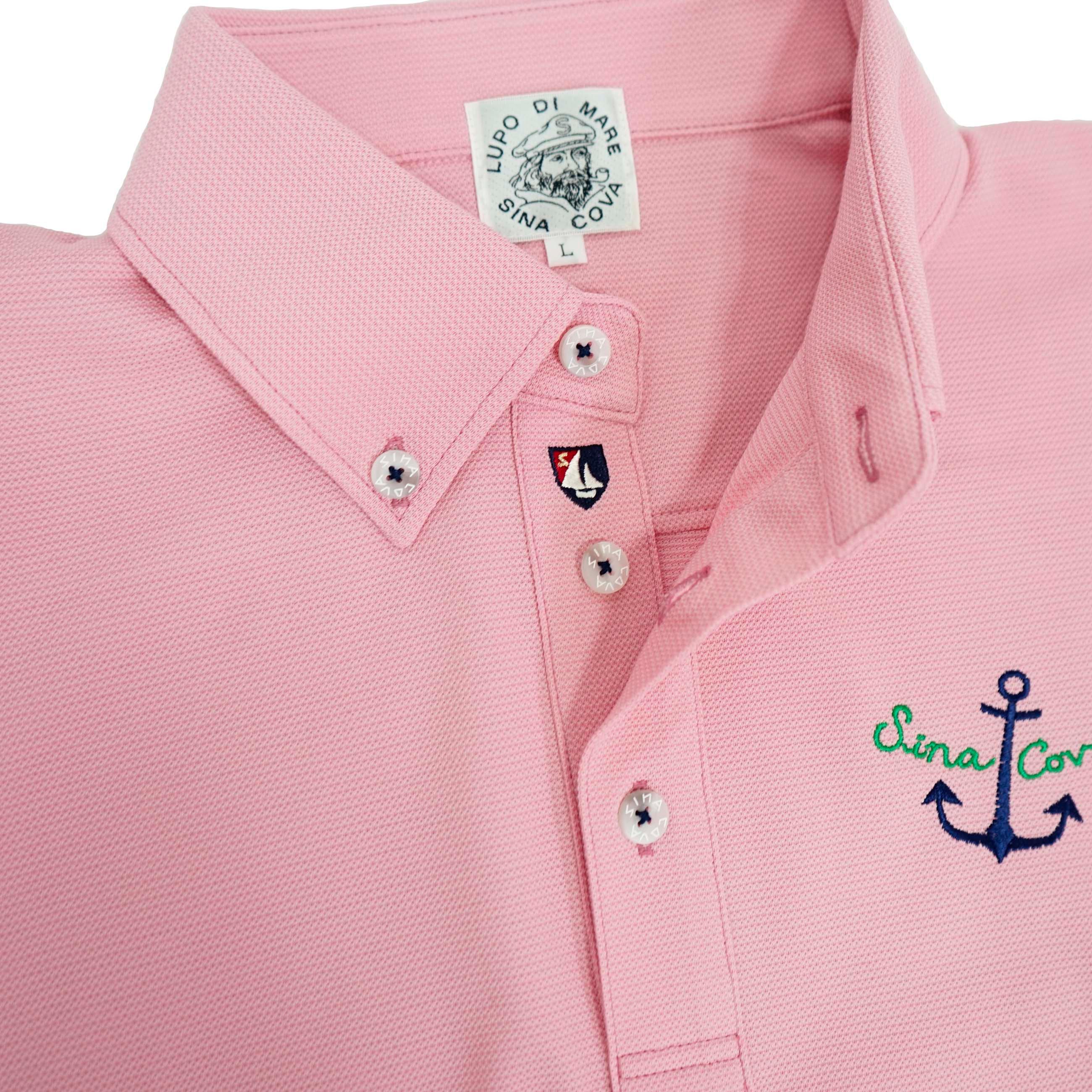 5分袖ボタンダウンポロシャツ 22110510 - SINA COVA