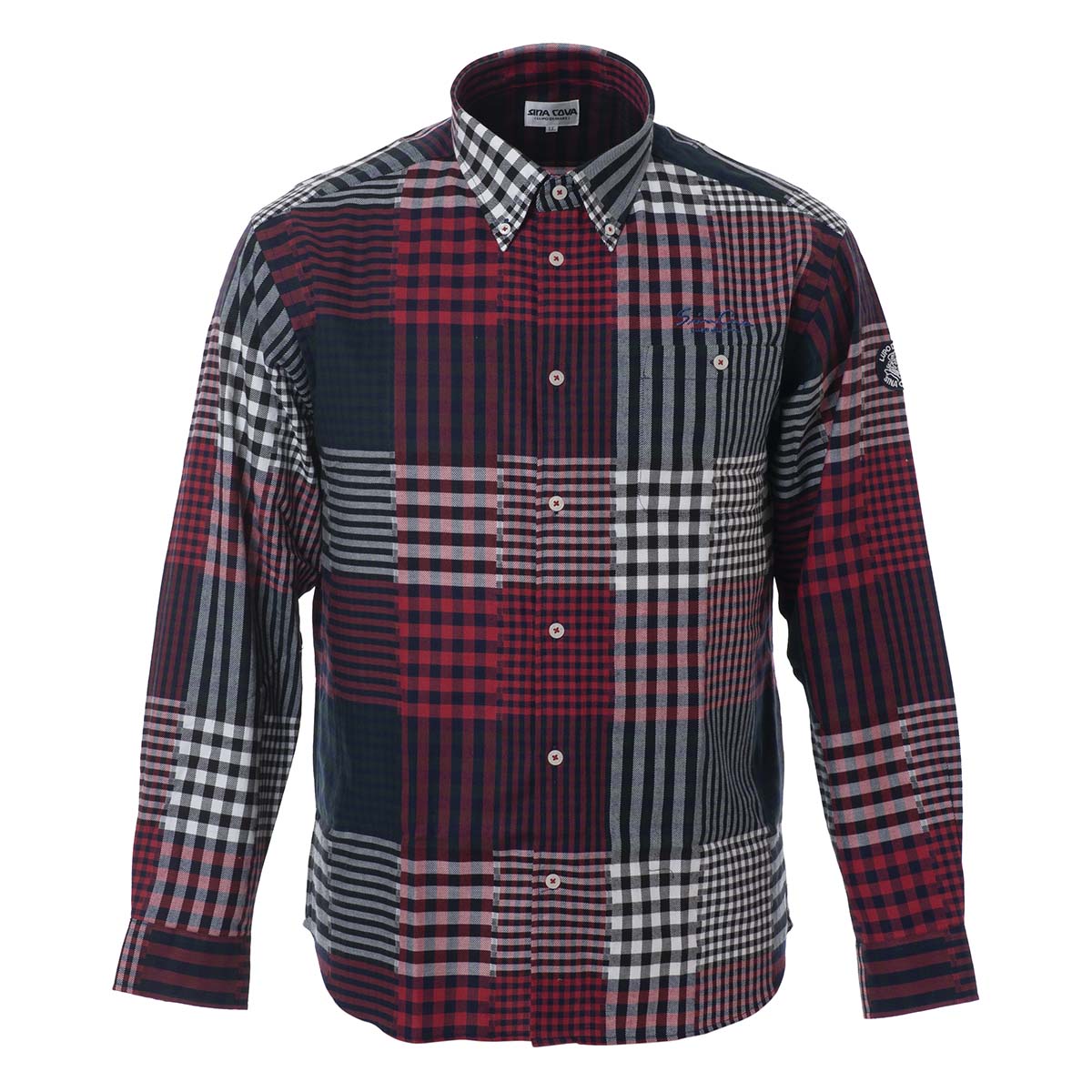 Check pattern button down shirt 20224070