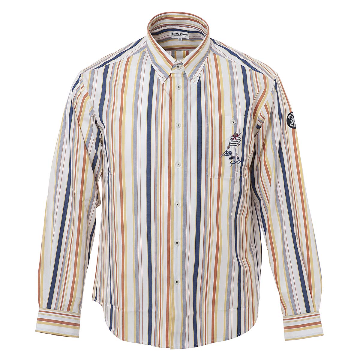 【アウトレット】シナコバ (SINA COVA) 長袖 ボタンダウンシャツ 21124028