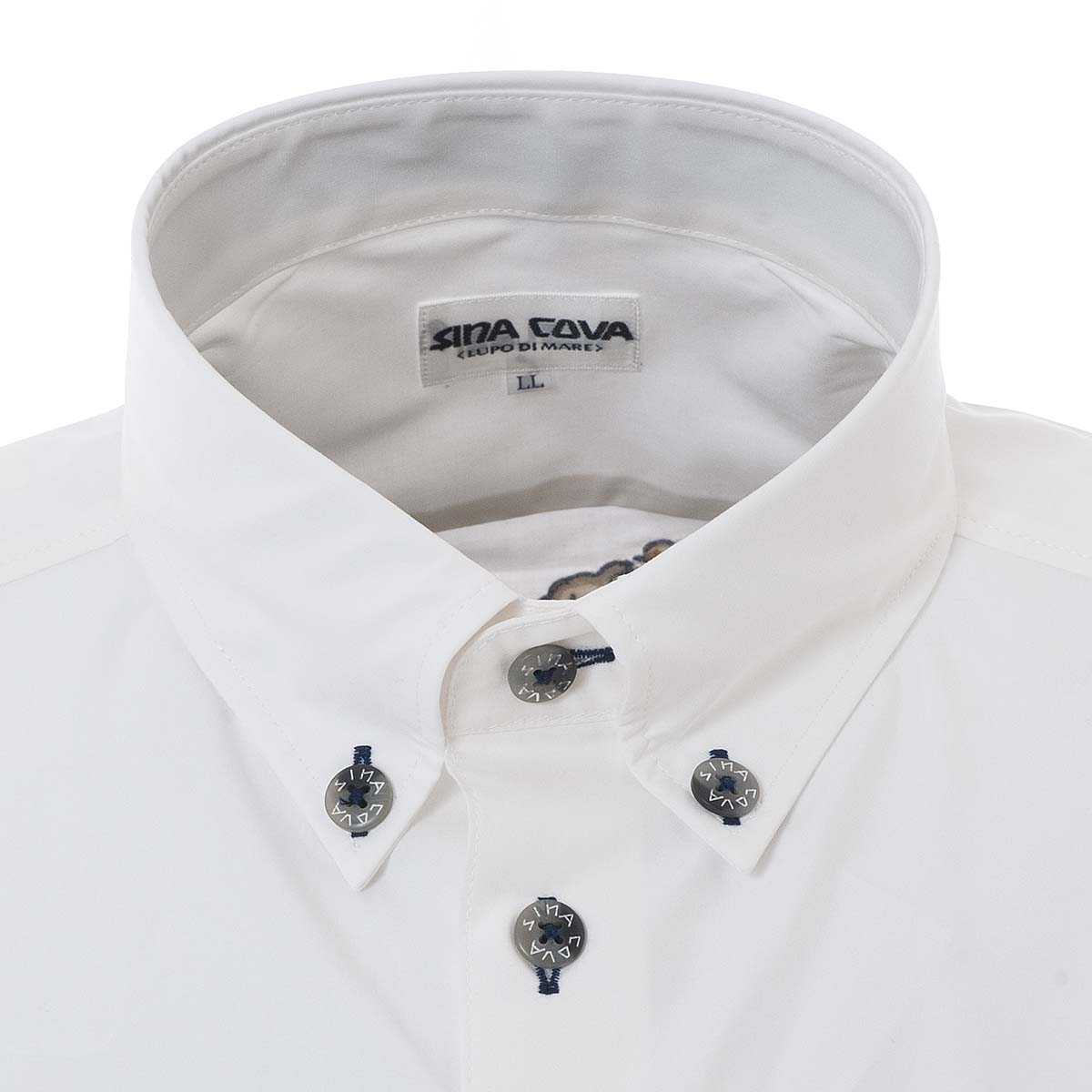 【アウトレット】シナコバ (SINA COVA) 半袖 ボタンダウンシャツ 21124550