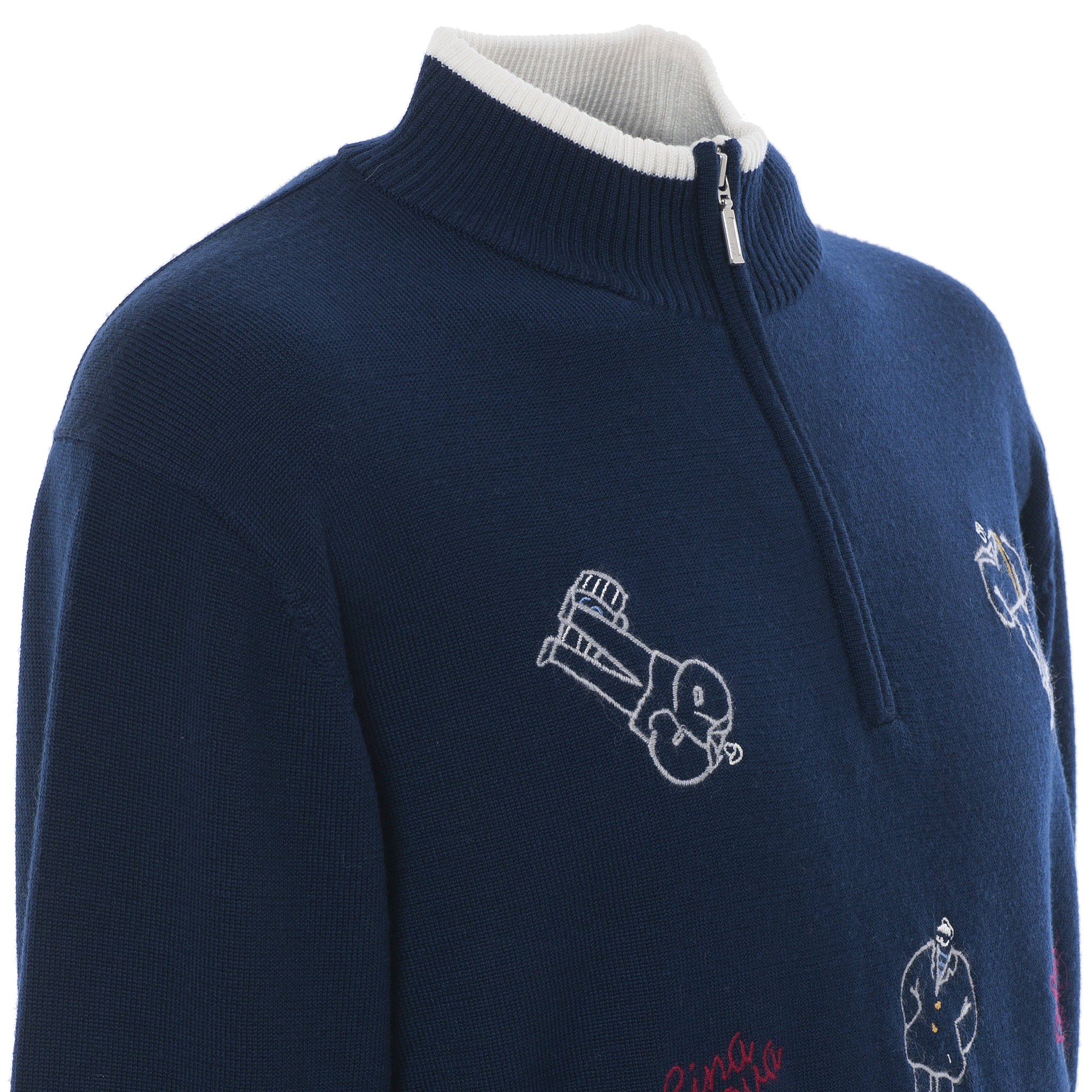 【アウトレット】 ハーフZIP セーター 22222010