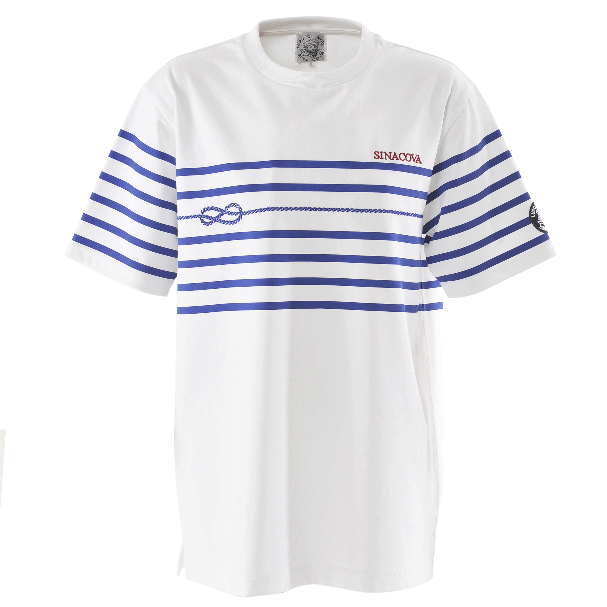 パネルボーダー半袖Tシャツ ユニセックス(男女兼用) サイズS~LL 23110560