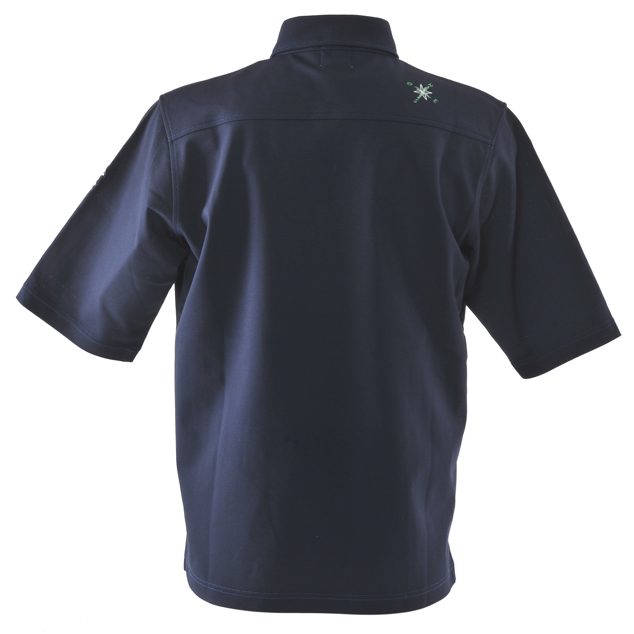 5分袖ポロシャツ ボタンダウンシャツ セオα使用 23110590