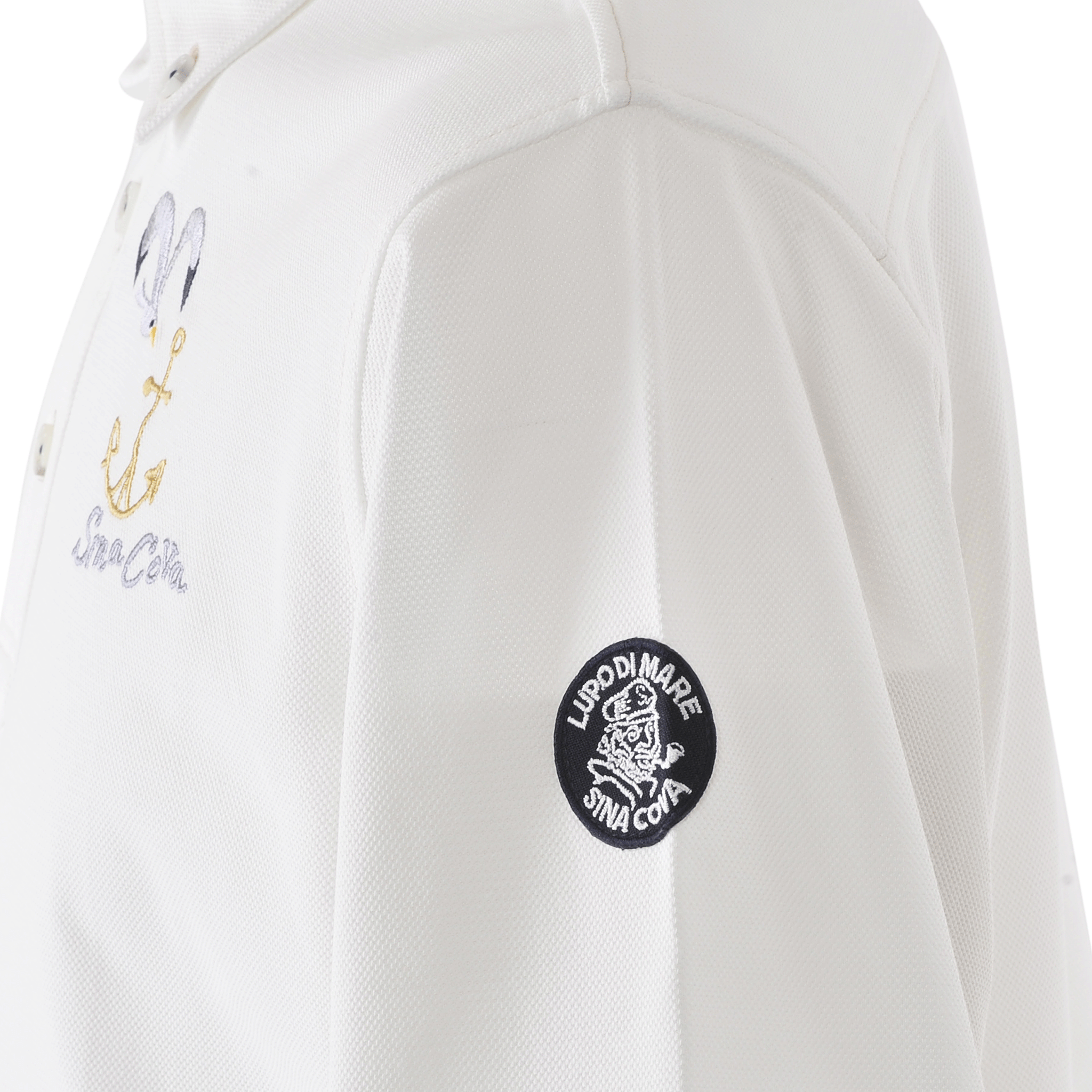 5分袖ポロシャツ ボタンダウンシャツ セオα使用 23110590