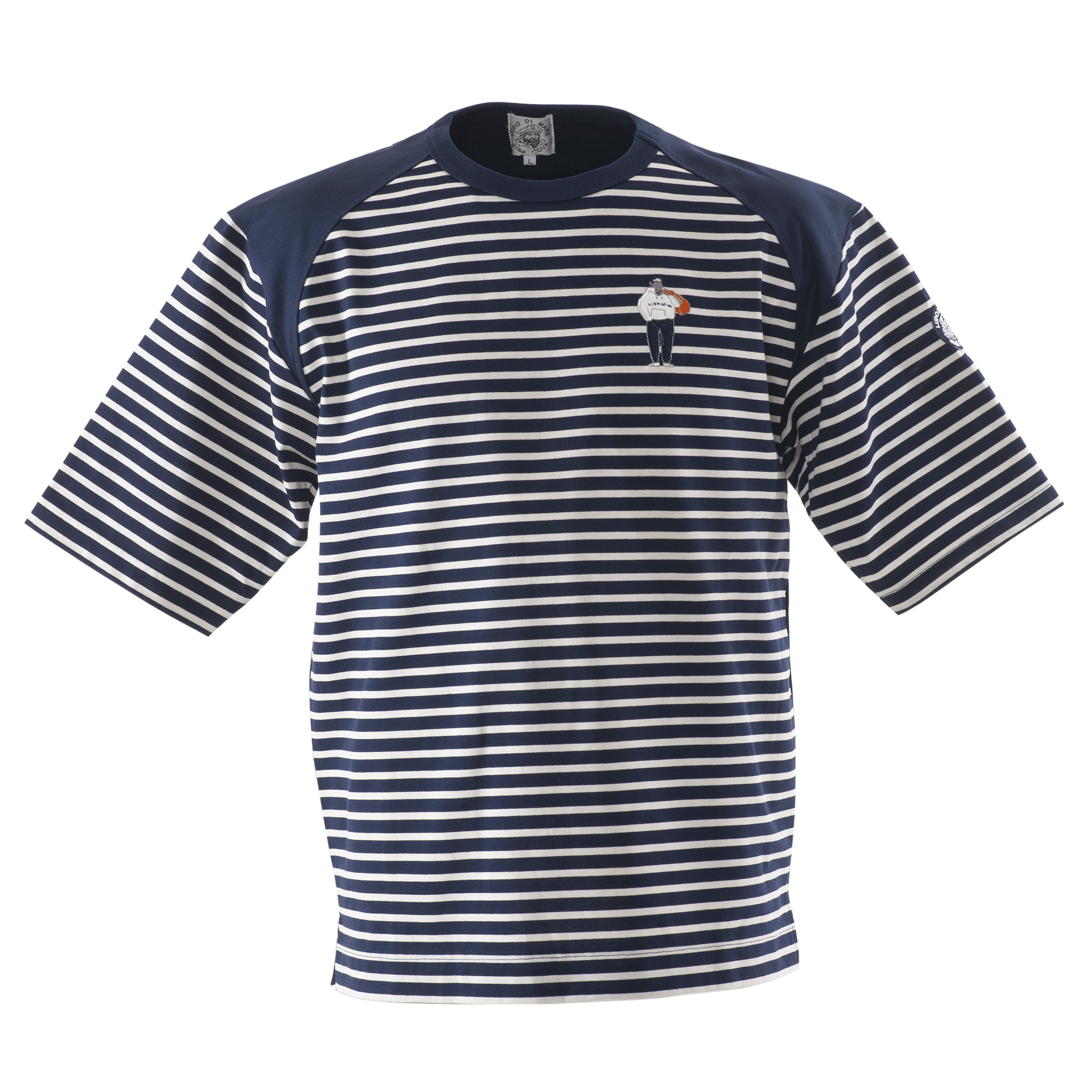 【公式】シナコバ(SINA COVA)5分袖Tシャツ ボーダー切替Tシャツ 23120510