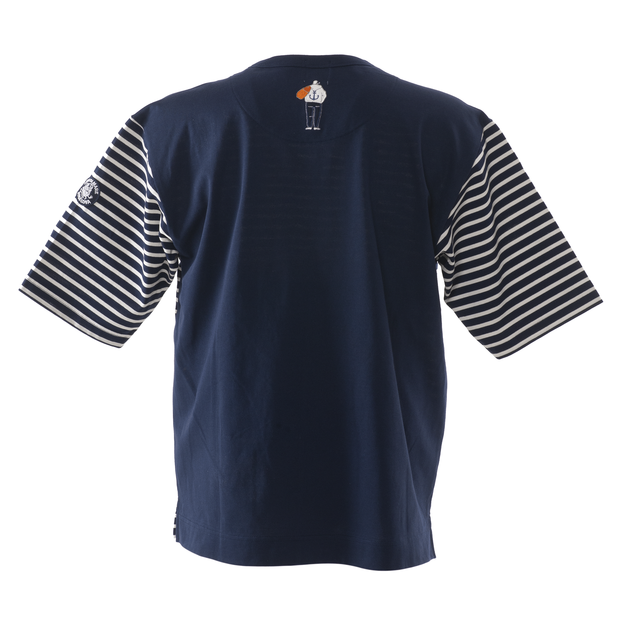 【公式】シナコバ(SINA COVA)5分袖Tシャツ ボーダー切替Tシャツ 23120510