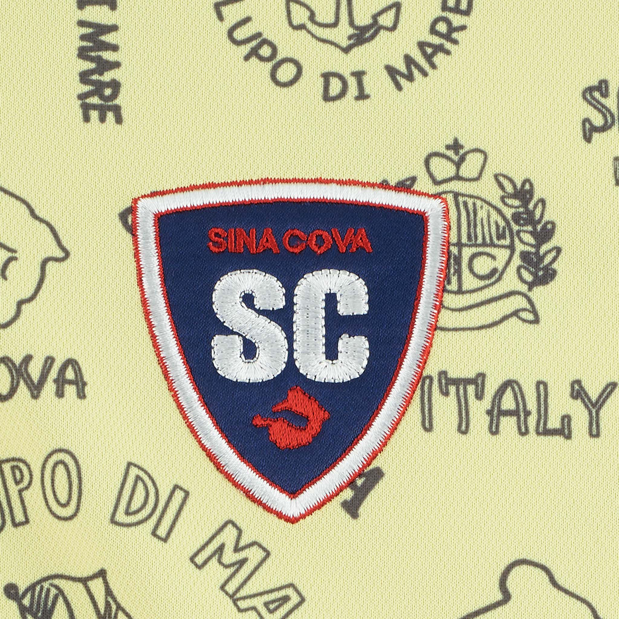 【アウトレット】シナコバ (SINA COVA)総柄半袖ポロシャツ 22150510