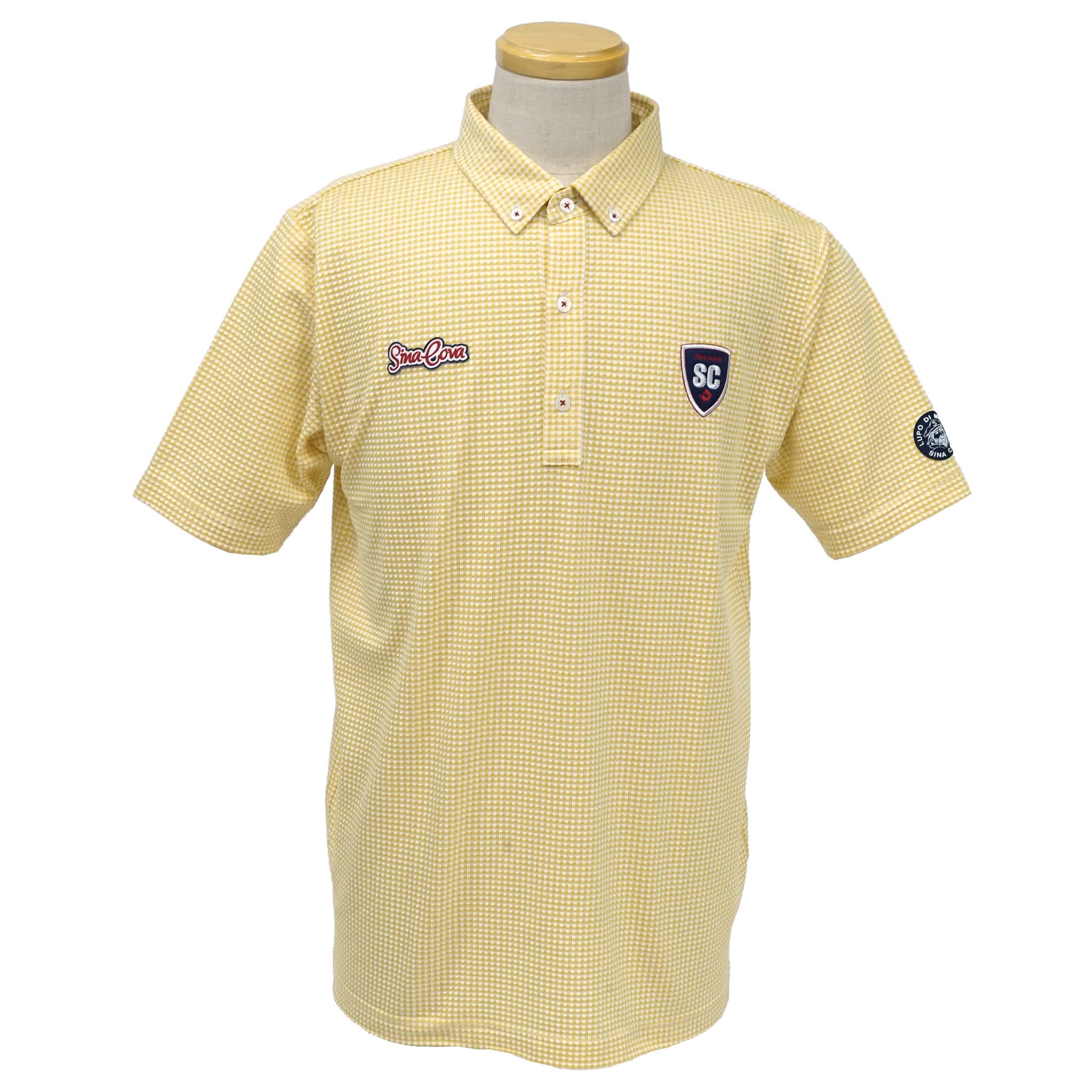 【アウトレット】シナコバ (SINA COVA) チェック柄 半袖 ポロシャツ 22150520