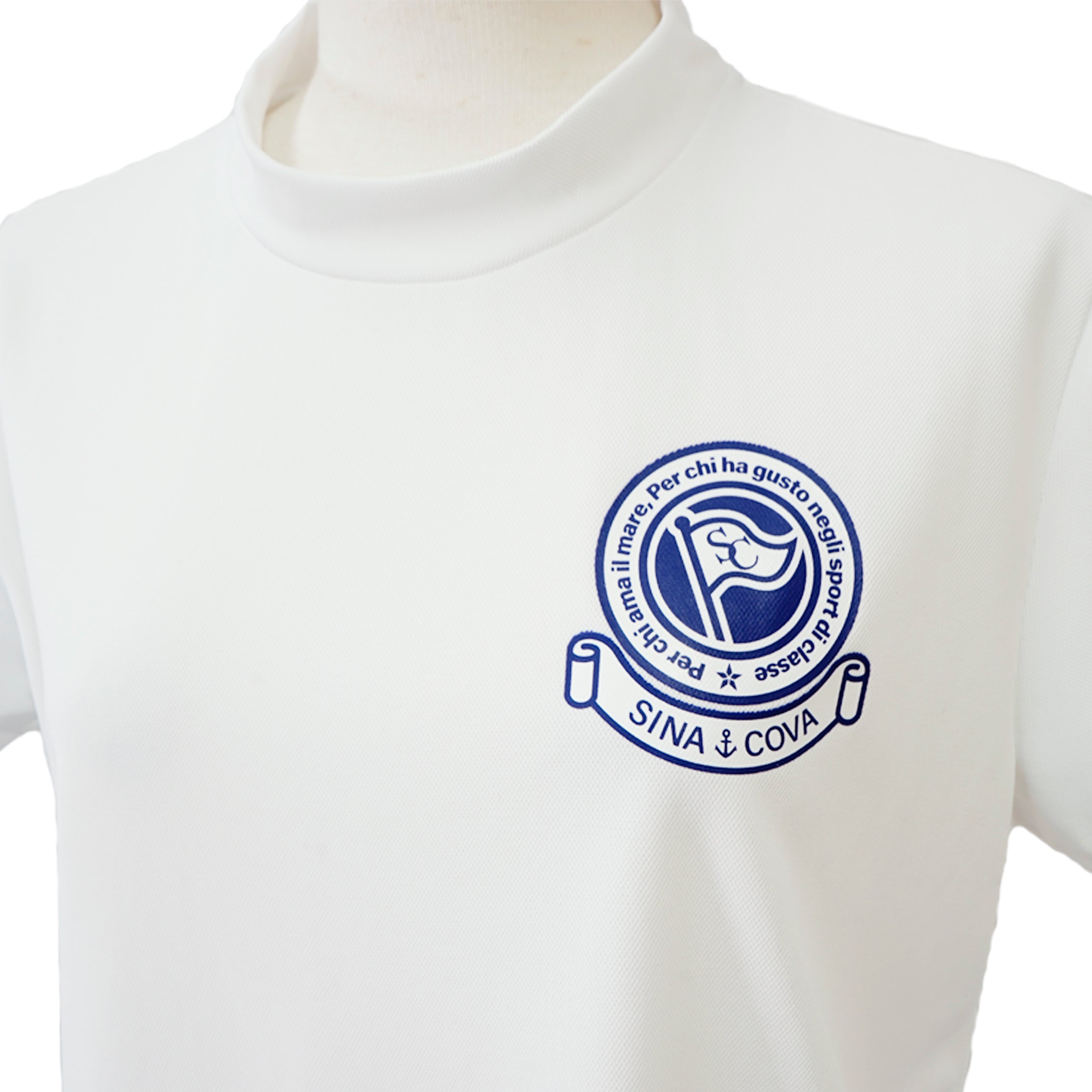 【アウトレット】シナコバ (SINA COVA) レディース ハイネック 半袖Tシャツ 22180563