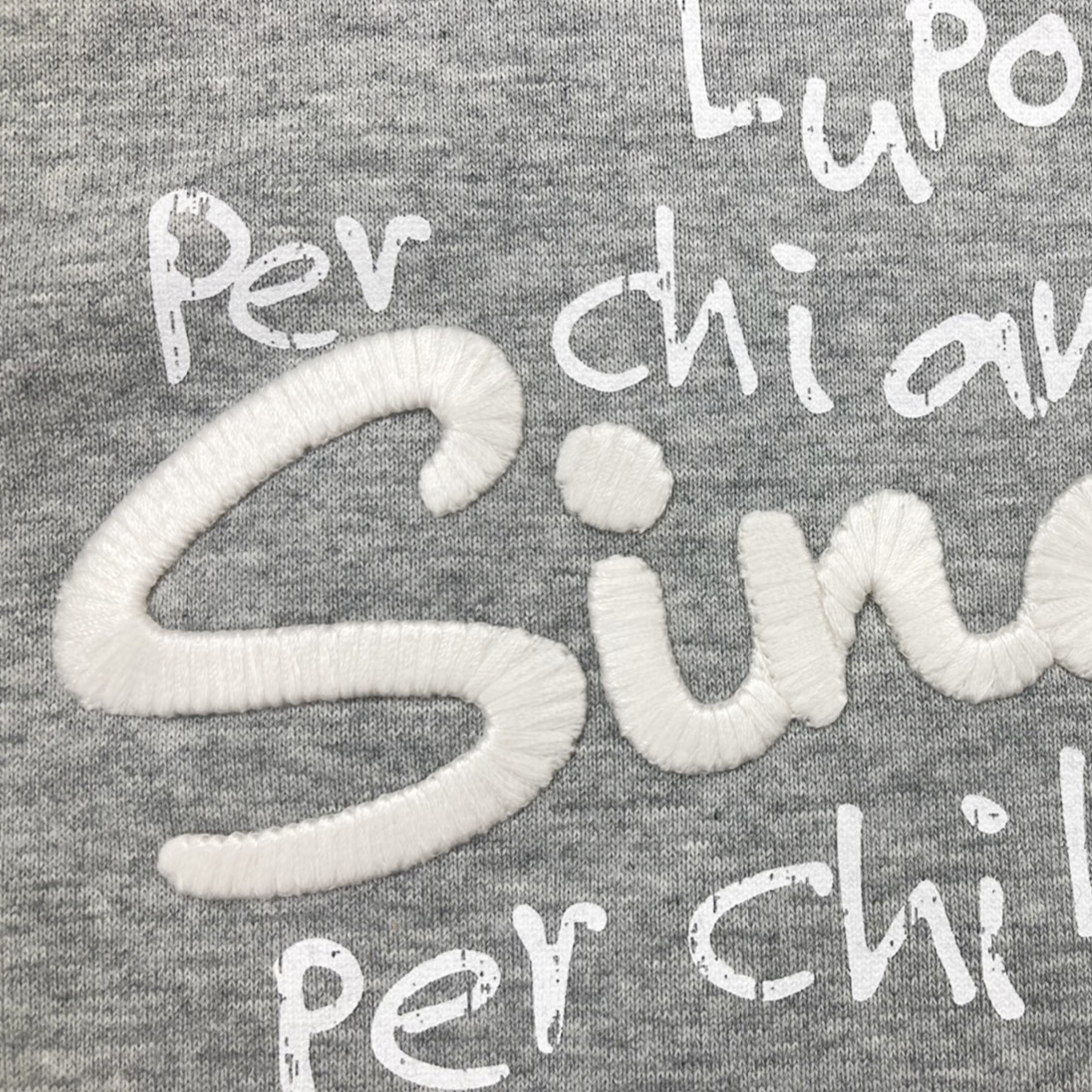 【公式】シナコバ (SINA COVA) キングサイズ ZIPUPパーカー 裏毛 スウェット 大きなサイズ 23123026 ネイビーの刺繍部分1