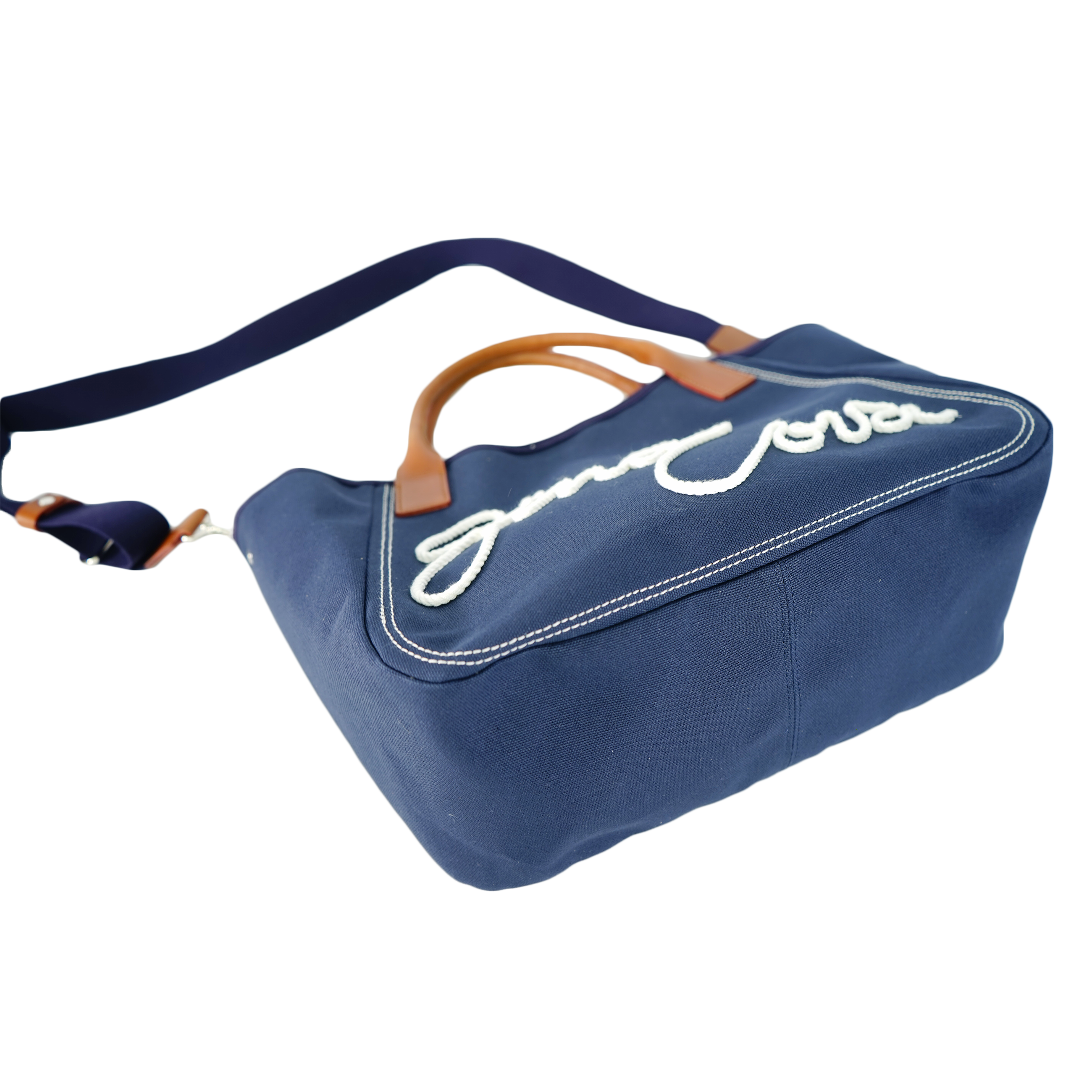 トートバッグ ハンドバッグ ショルダー紐付き 男女兼用 コード刺繍デザイン 23177010