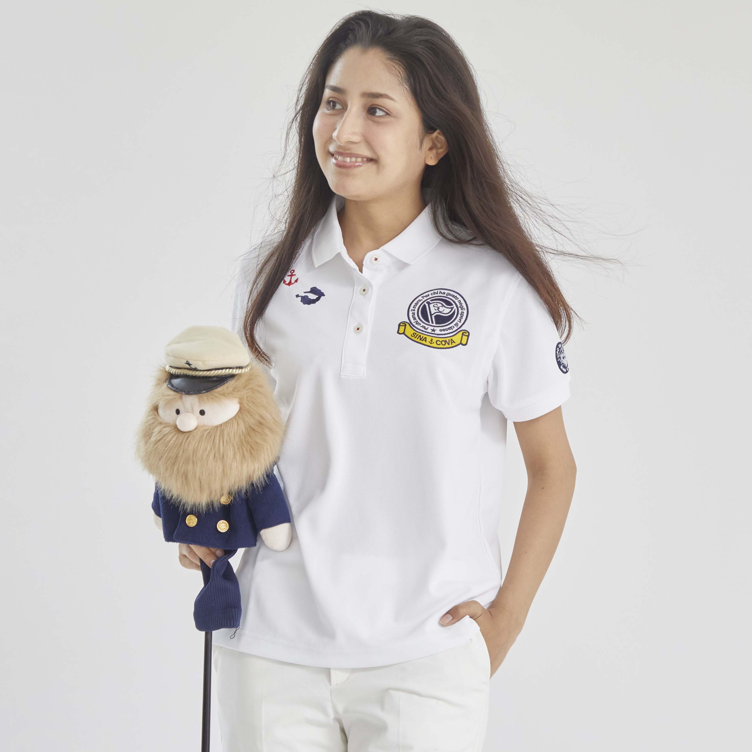 【アウトレット】シナコバ (SINA COVA) レディース 半袖 ポロシャツ 22180573