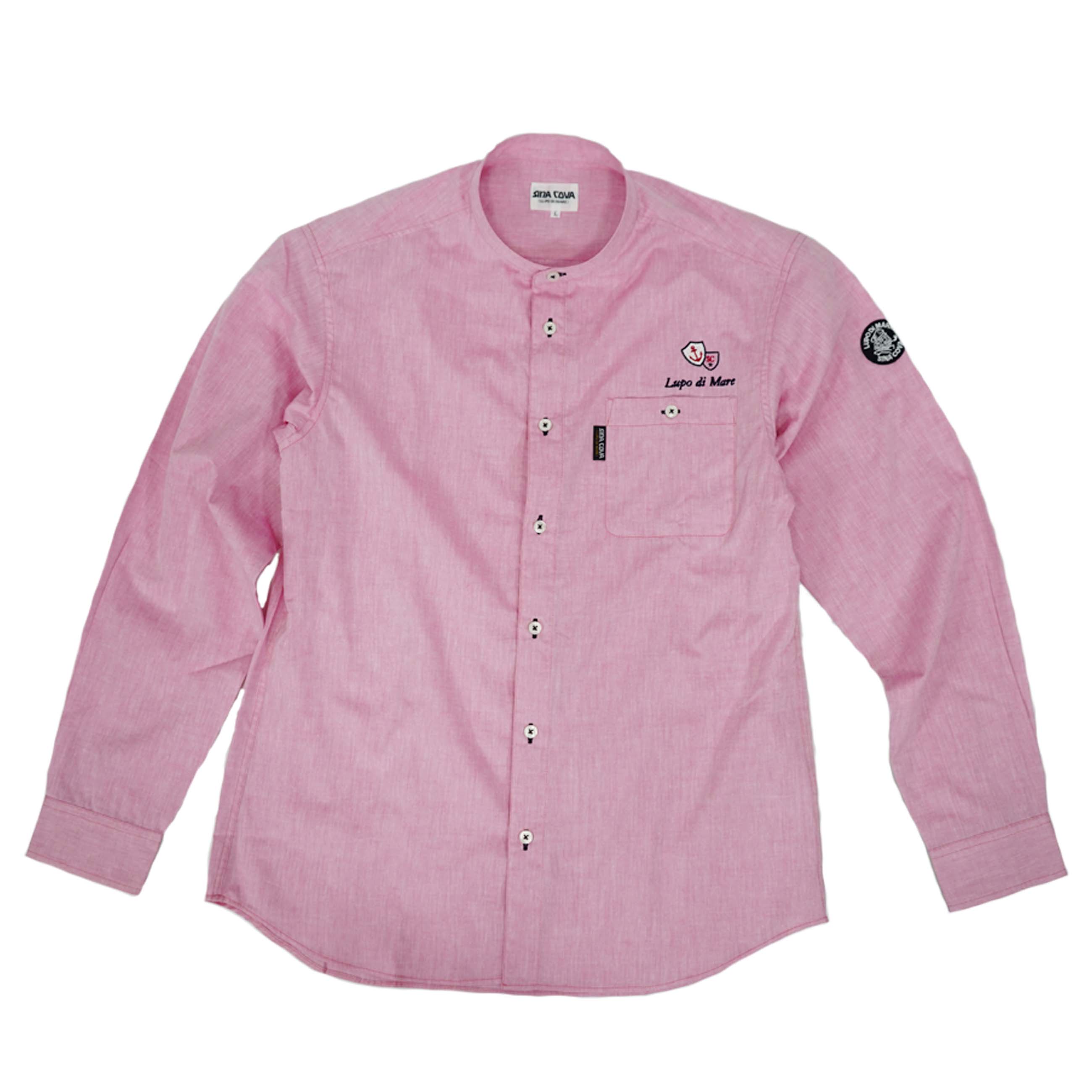 【アウトレット】シナコバ (SINA COVA) バンドカラーシャツ 22124030