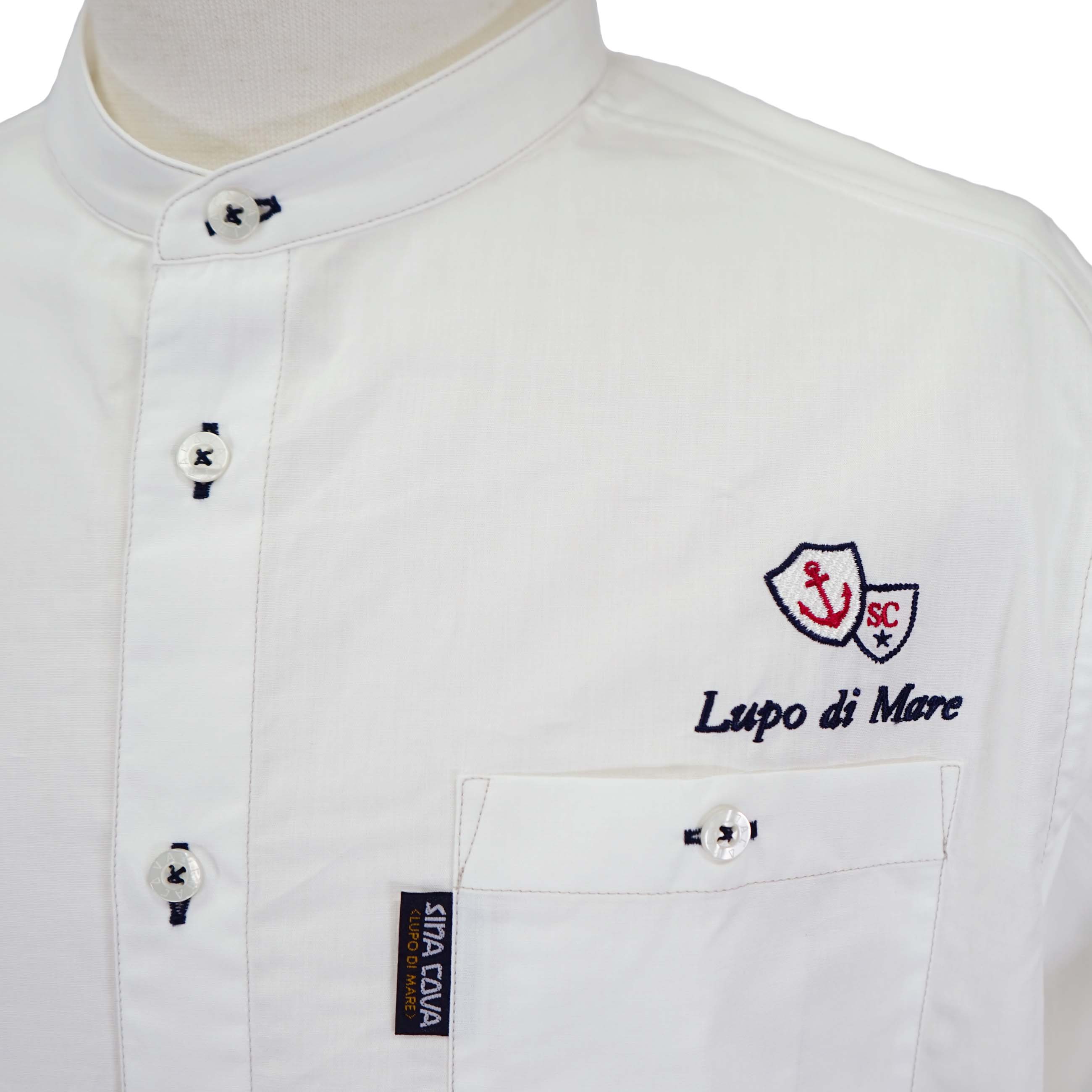 【アウトレット】シナコバ (SINA COVA) バンドカラーシャツ 22124030