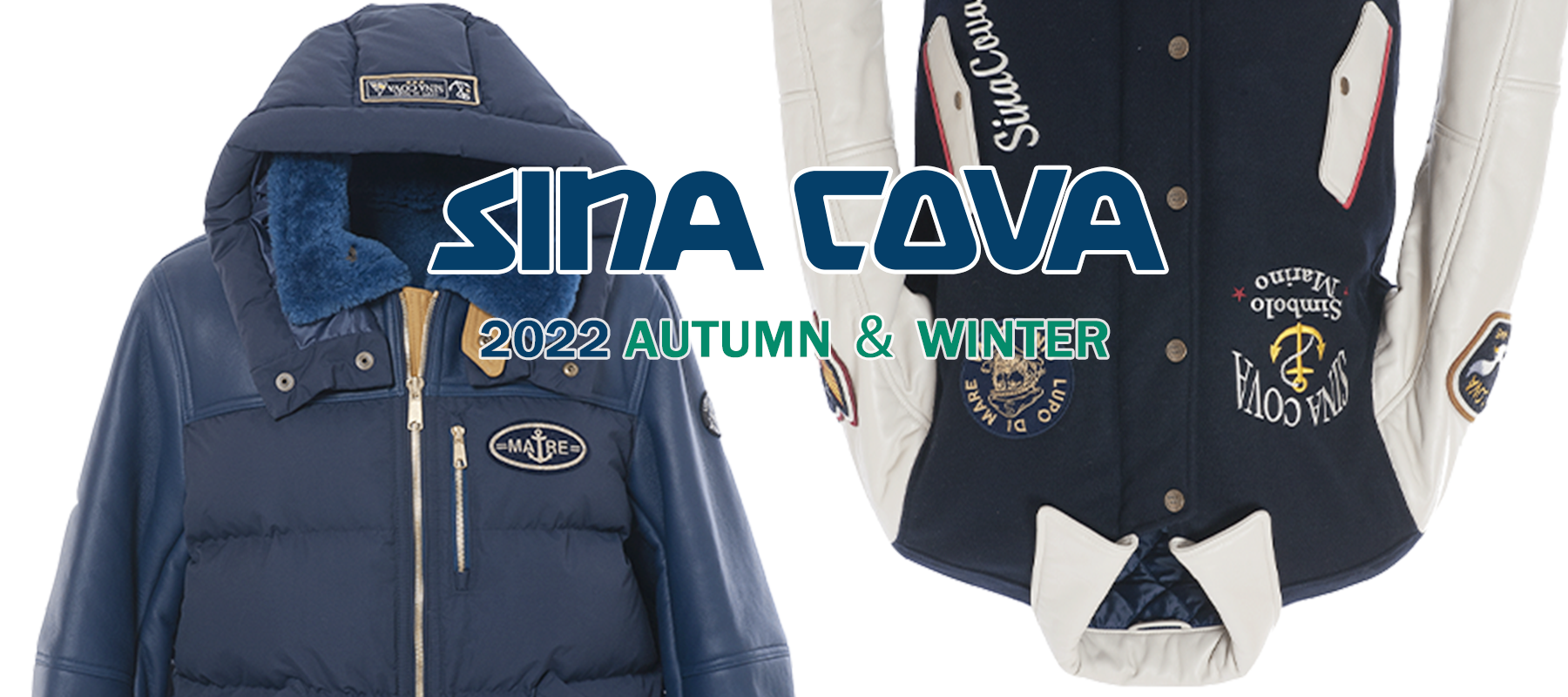 SINA COVA 2022 AUTUMN & WINTER 第８弾 新作商品入荷のお知らせ