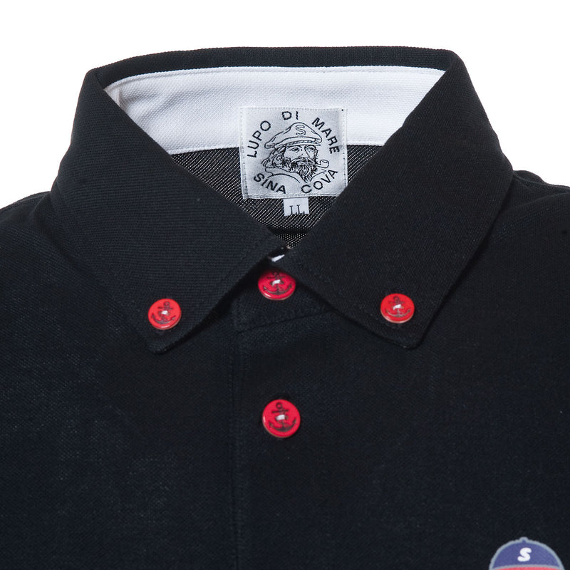 [Outlet] Long sleeve button-down polo shirt 17250010