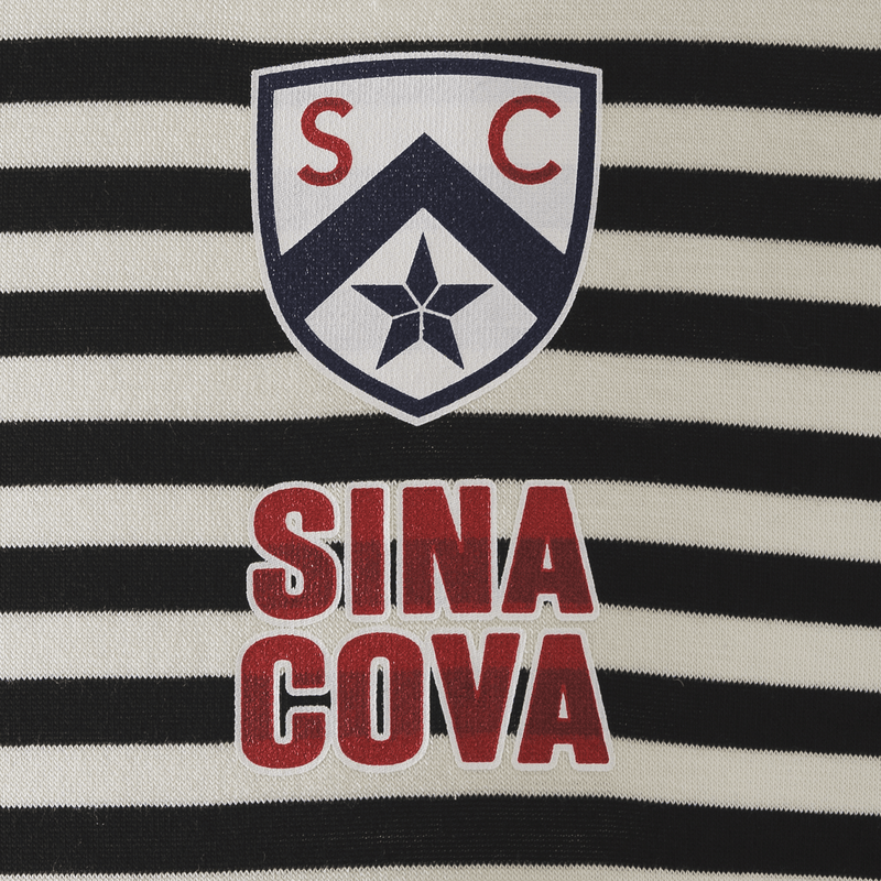 [Official] SINA COVA Striped Turtleneck Long Sleeve T-Shirt Unisex (Unisex) 23250020