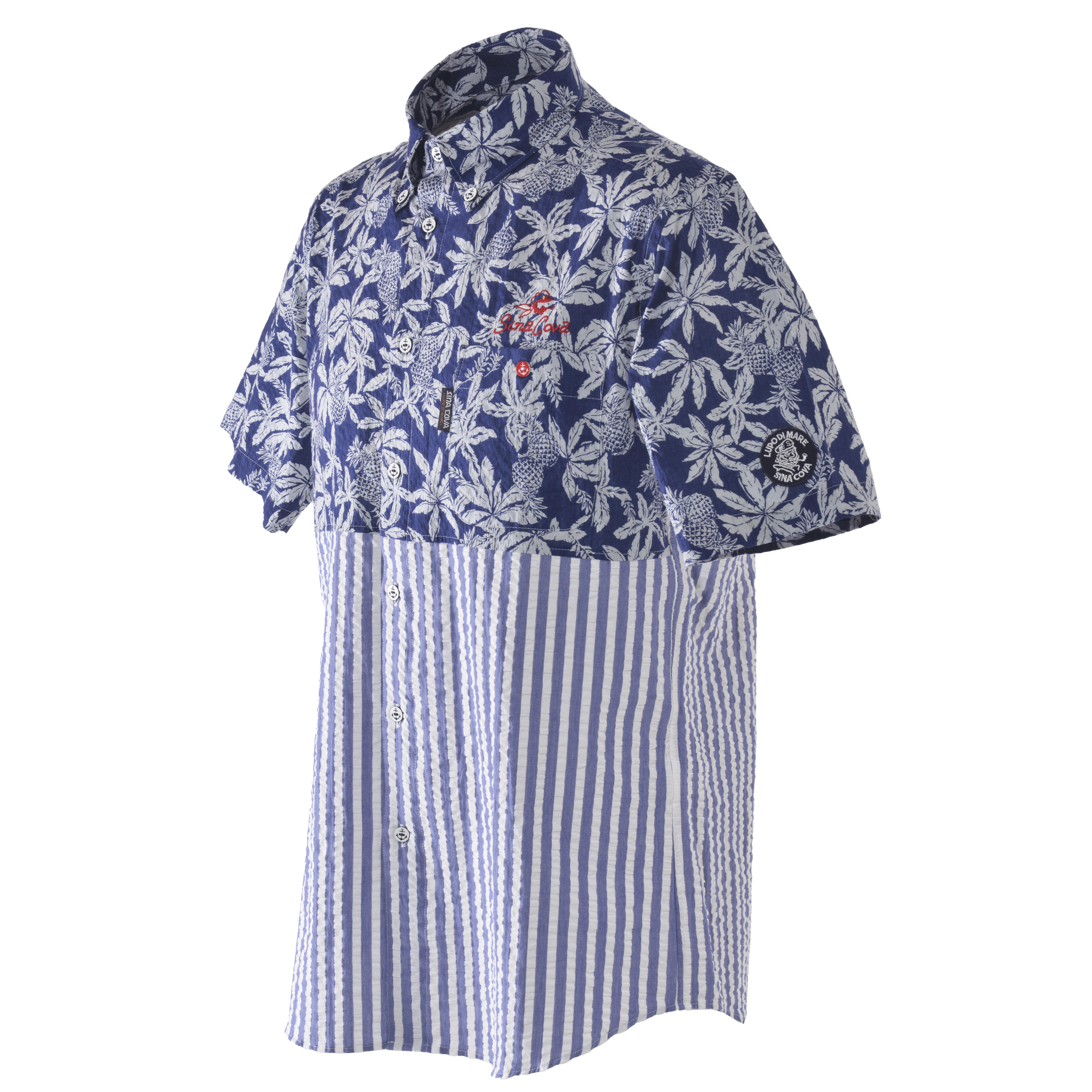 [Official] SINA COVA King Size Short Sleeve Button Down Shirt 24124516